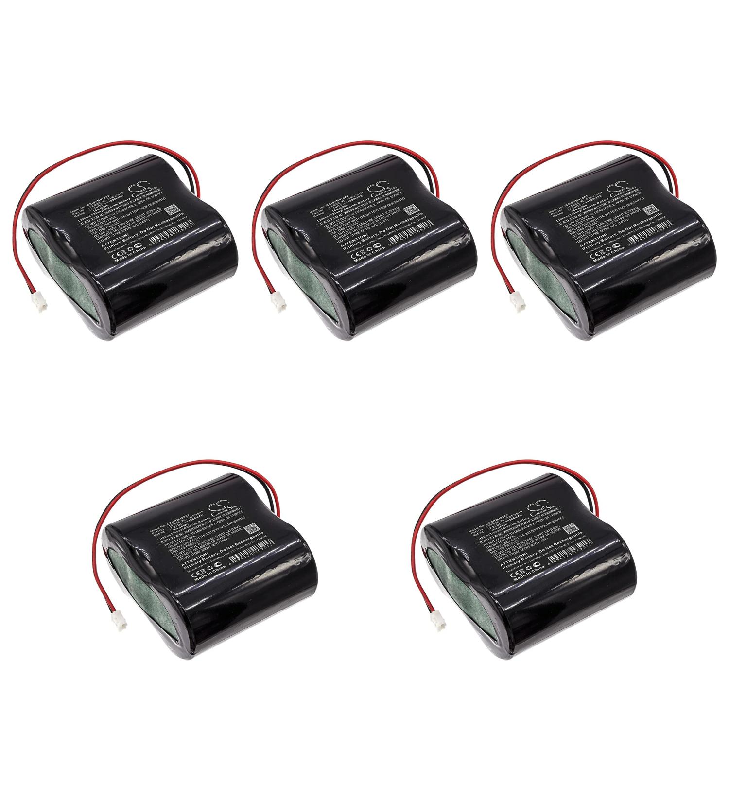 5 Pcs 7.2V Battery Replacement for Seametrics iMag4700 & AG2000 Flowmeters | XL-205F/2S1P - Buy Online on GoSupps.com