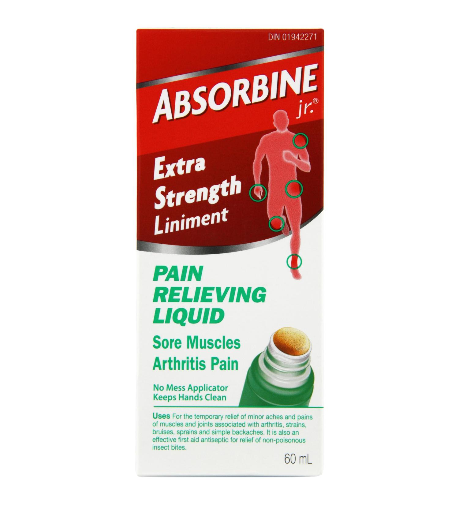 Absorbine Jr Liniment Extra Strength 60 milliliter - Buy Online on GoSupps.com