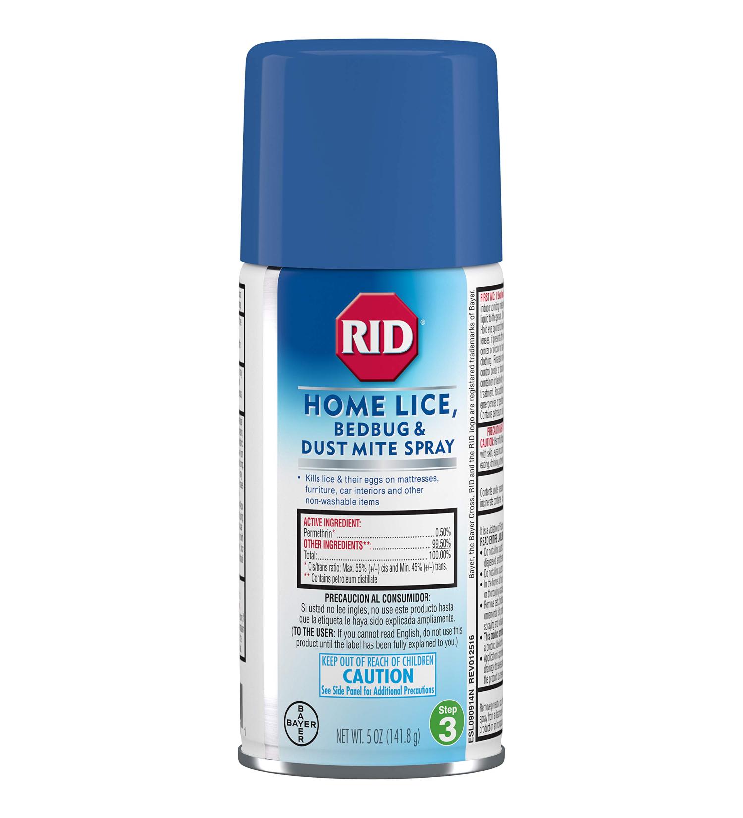 RID Home Lice Control Spray 5oz - Pack of 2 | Effective Lice Treatment - Buy Online on GoSupps.com