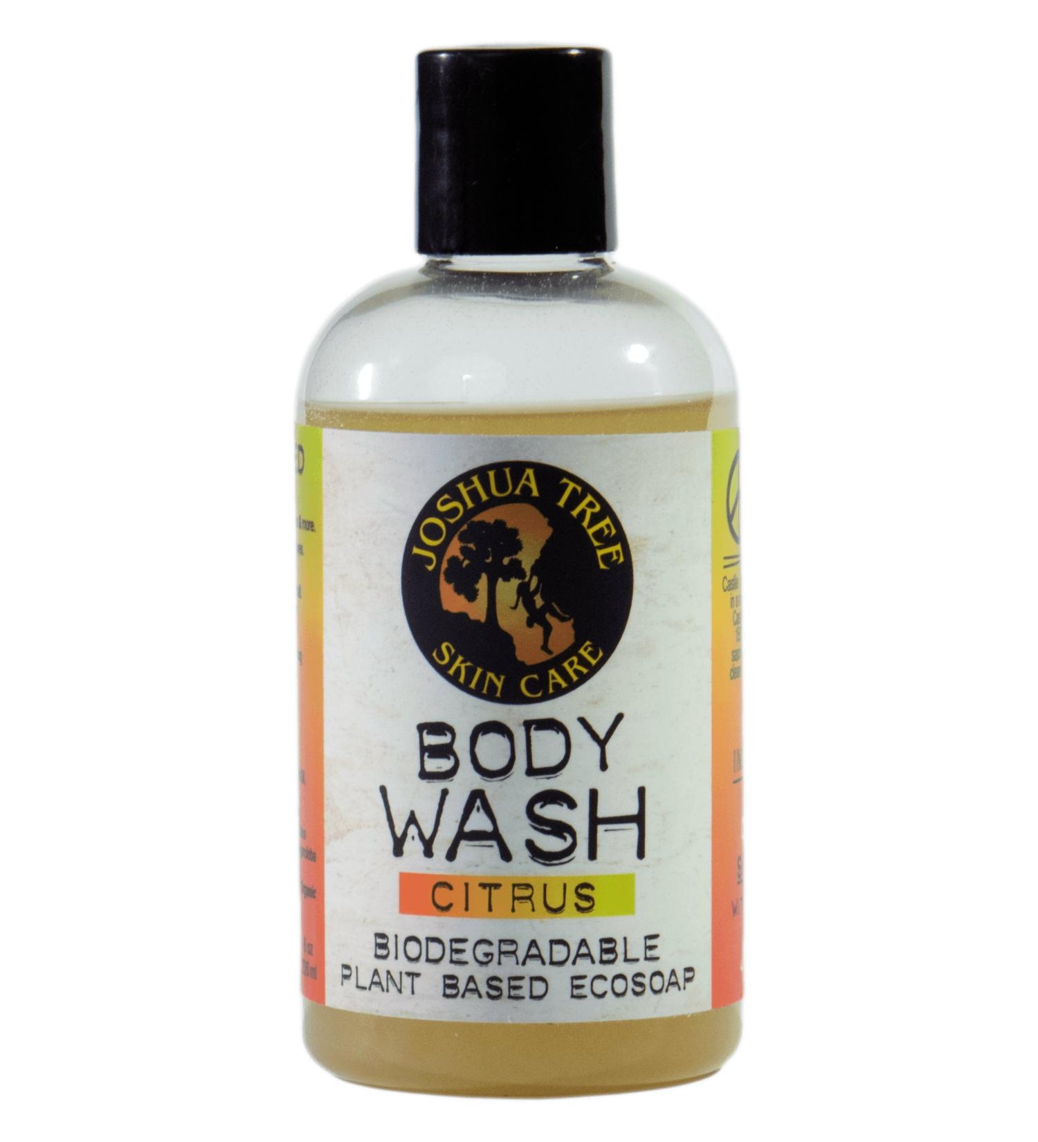 Joshua Tree 8 oz. Eco-Soap - Body Wash Shampoo - Biodegradable Plant-Based Soap with Organic Ingredients (Citrus) Citrus 8 Fl Oz (Pack of 1)