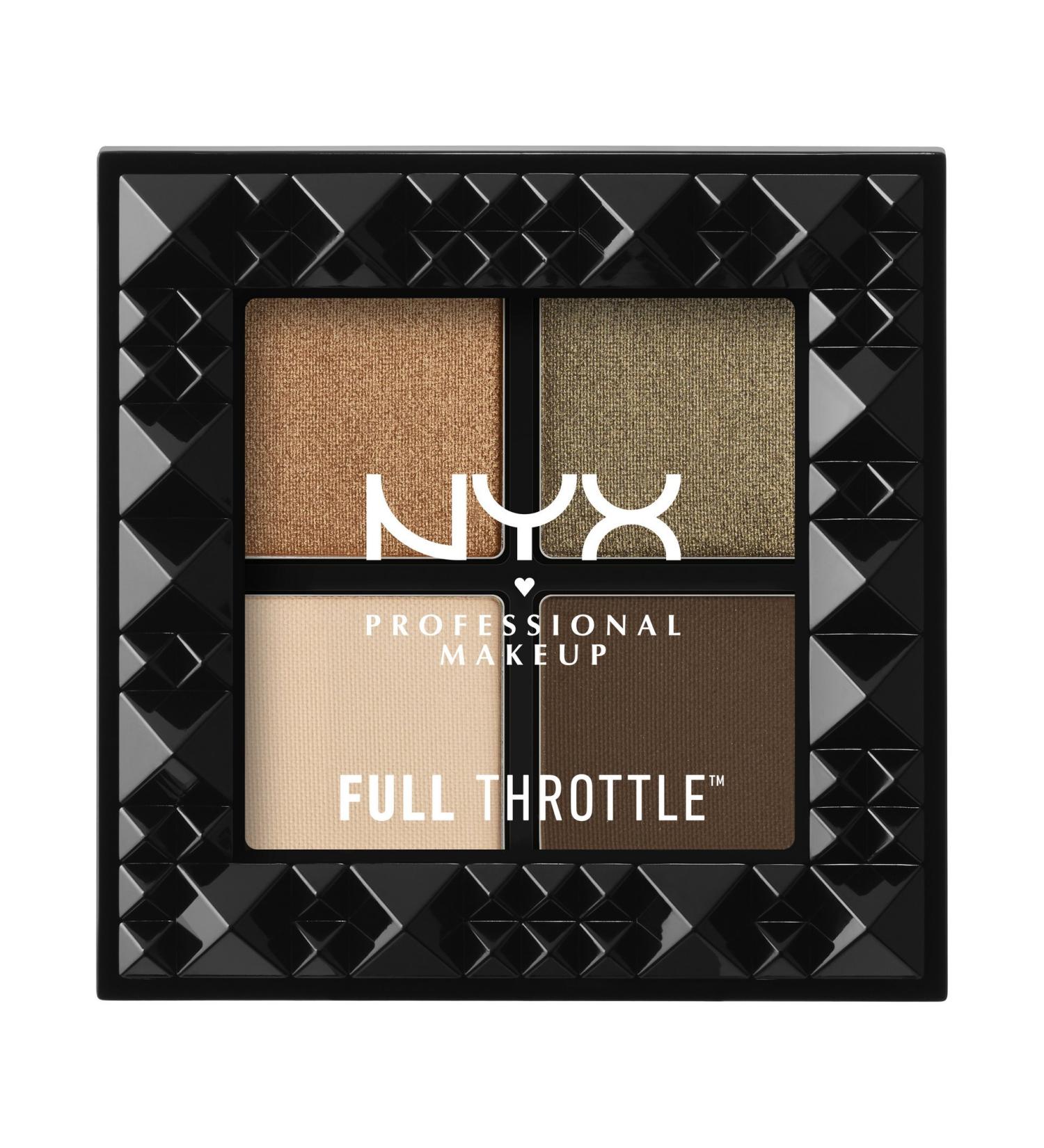 NYX Full Throttle Eyeshadow Palette - Vibrant Colors for Effortless Eye Looks | International Shipping Available - Buy Online on GoSupps.com