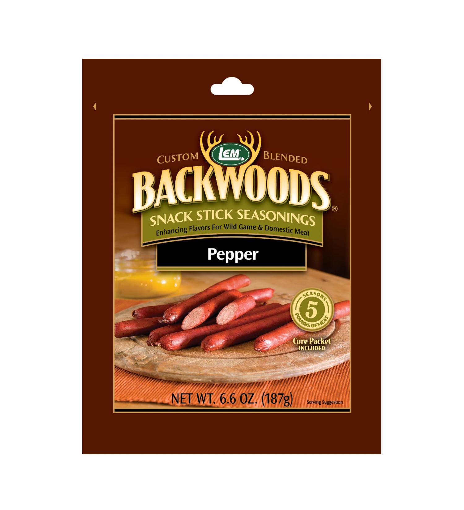 LEM Backwoods Poivre en b ton d'assaisonnement avec sachet de durcissement - Buy Online on GoSupps.com