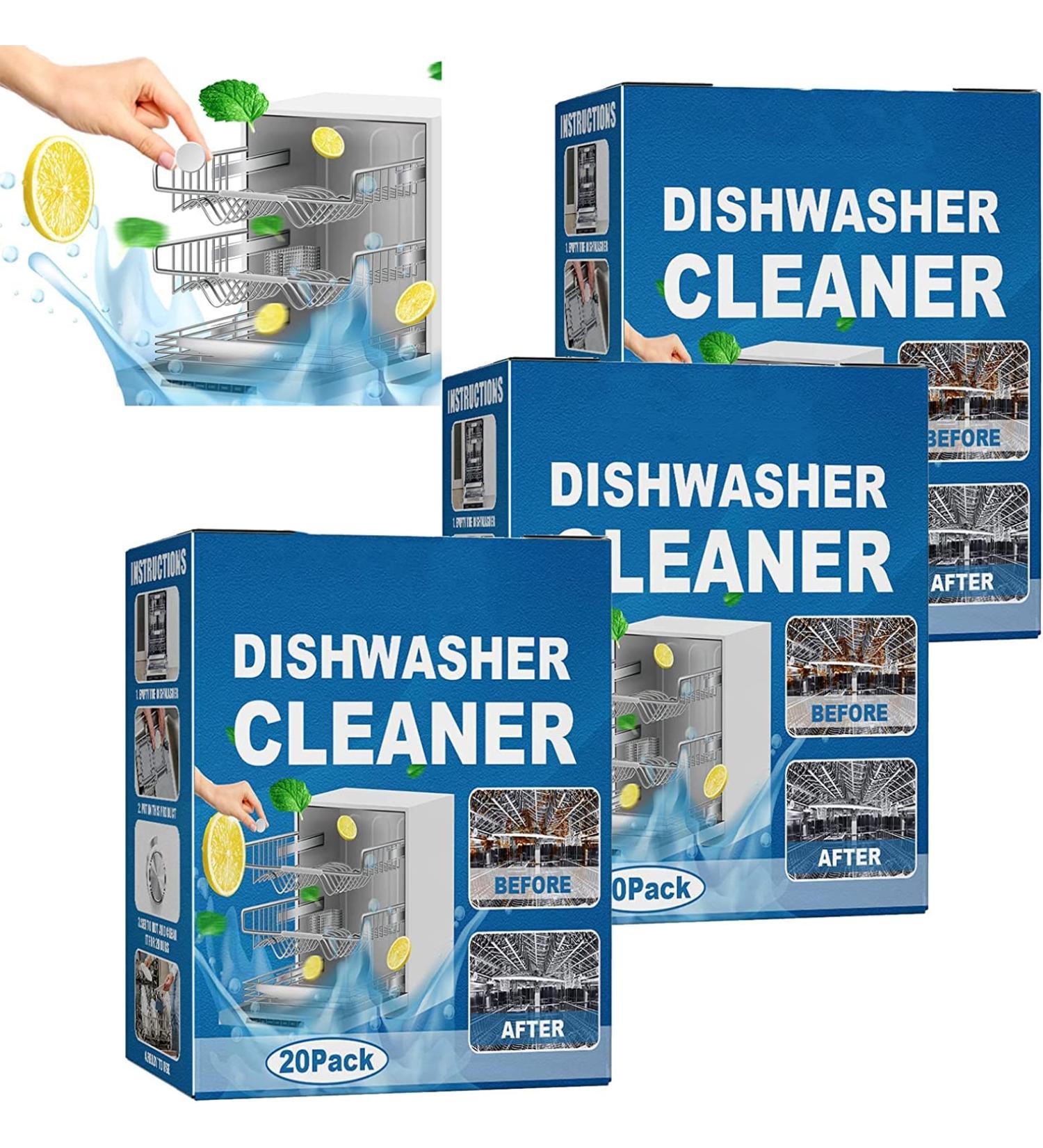 Dishwasher Tablets Dishwasher Cleaning Tablets Dishwasher Cleaning Tablets Removes Limescale Build Up Dishwasher Cleaner for Kitchen Tableware Care (3 Box) - Buy Online on GoSupps.com
