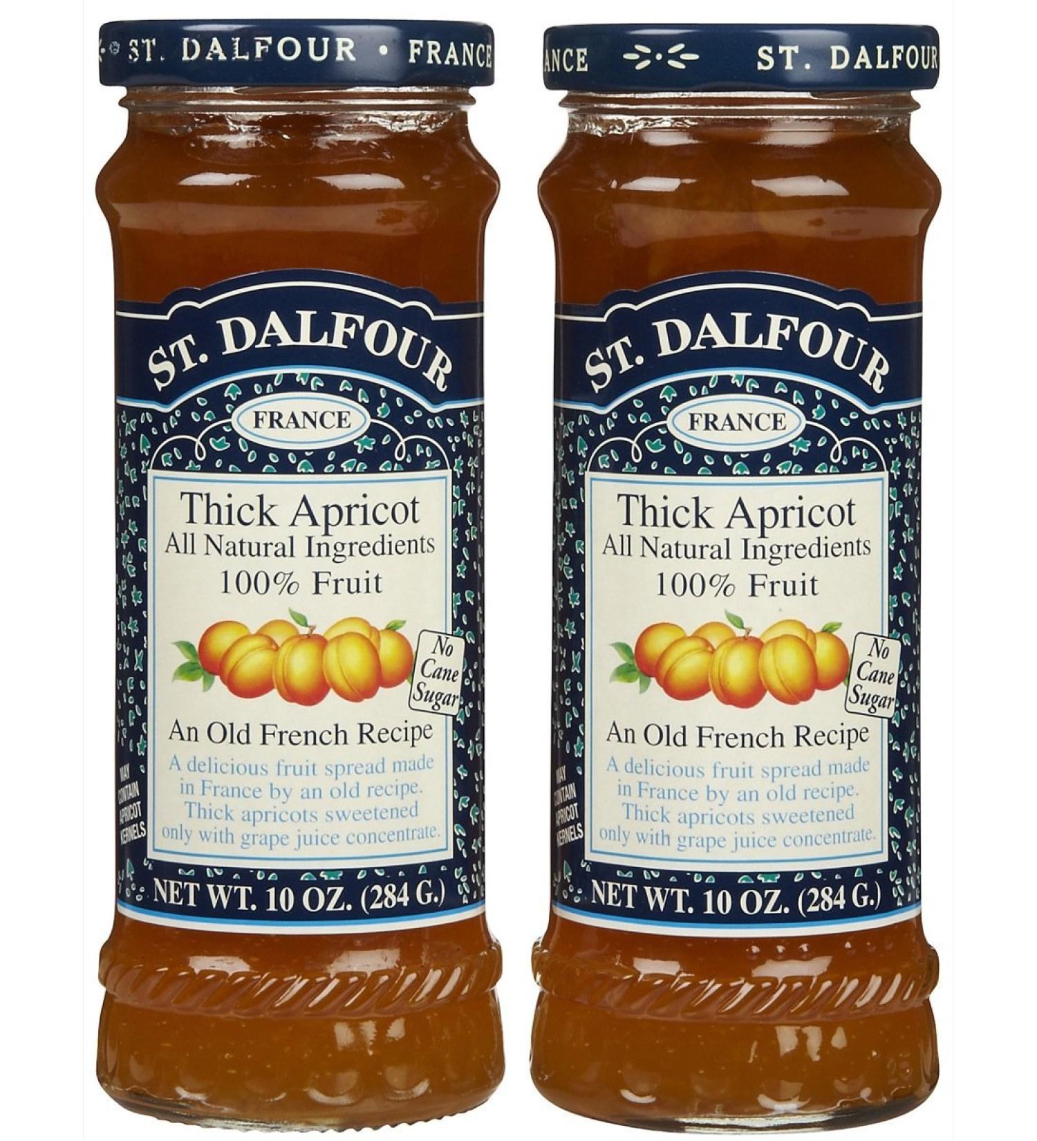 St. Dalfour Apricot Conserves 10 oz 2 pk Apricot 10 Ounce (Pack of 2)