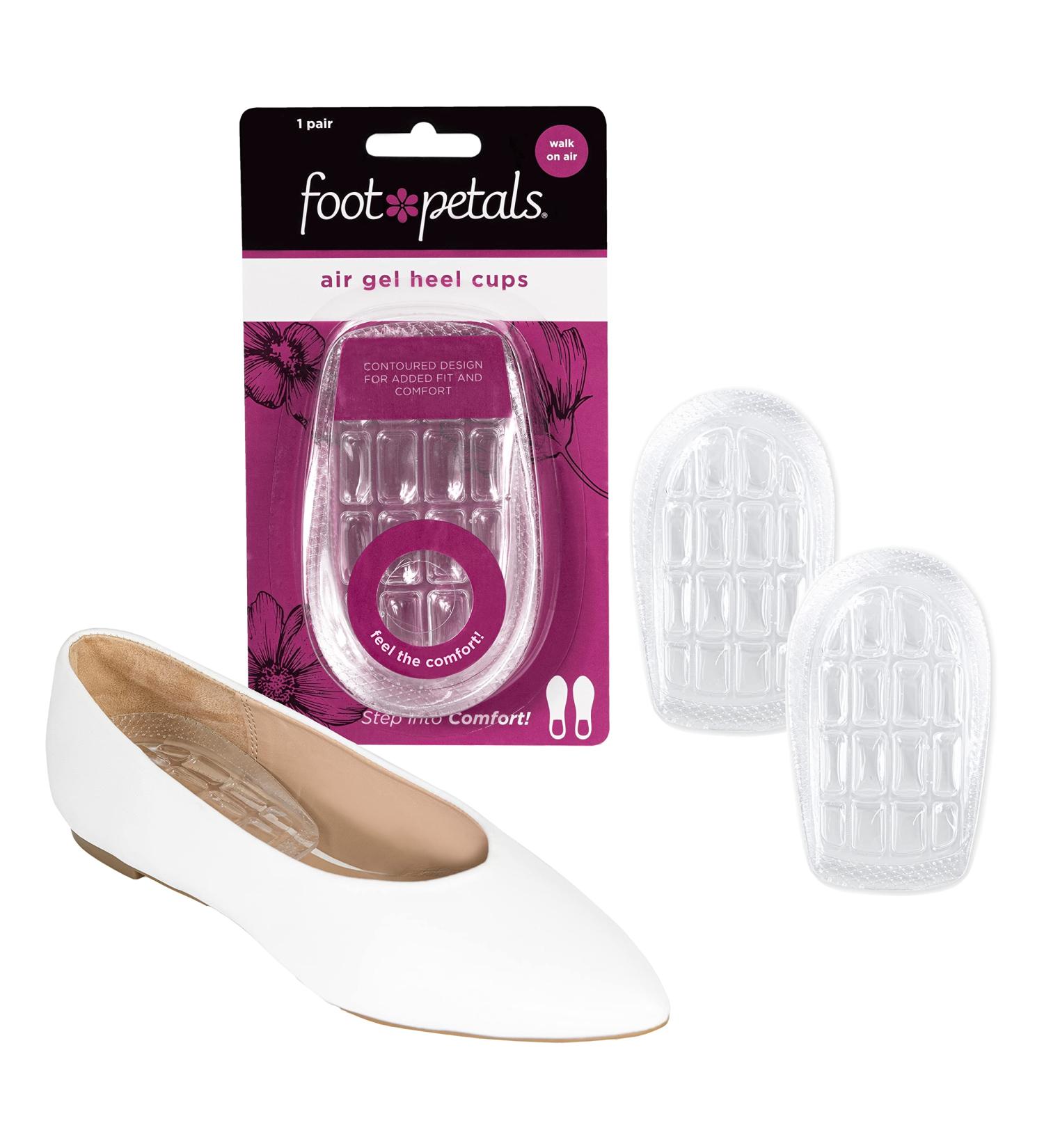 Foot Petals Heel Cups | Prevent Cracked Heels and Stabilize Women's Closed Back Heels - Buy Online on GoSupps.com