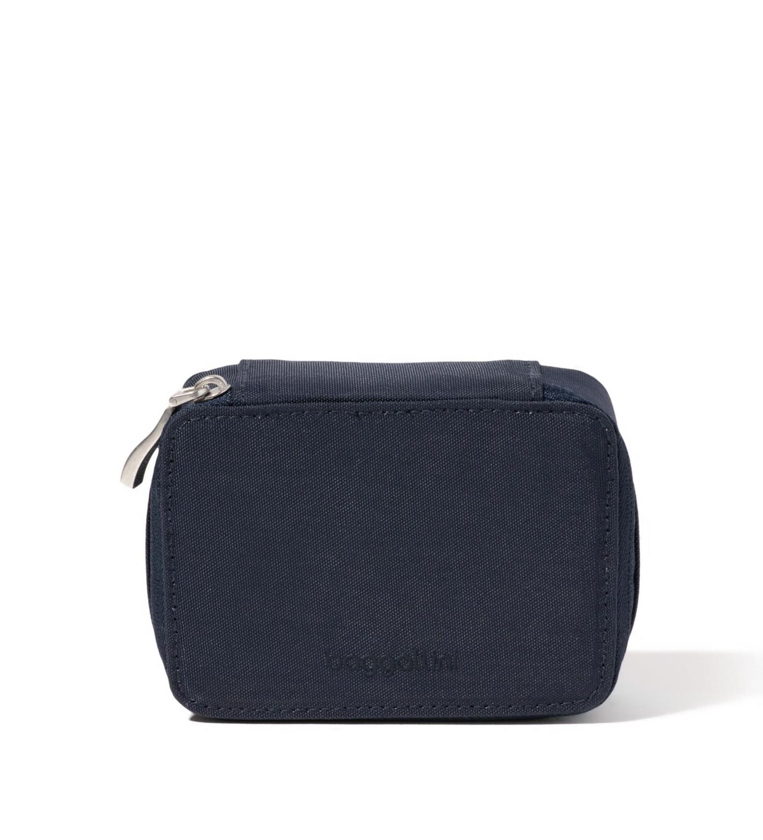 Baggallini Travel Pill Case - Lightweight 3x4 Inch French Navy Pill Organizer for International Shipping - Buy Online on GoSupps.com