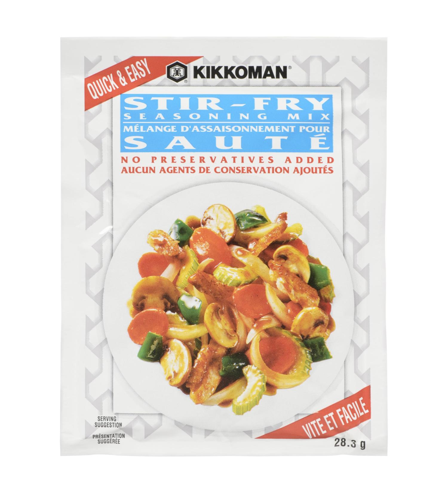 Kikkoman Preservative Free Seasoning Mix Stir Fry - 12 packs of 28.30gr