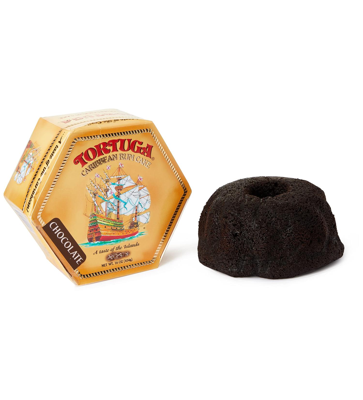 TORTUGA Caribbean Chocolate Rum Cake - 16 oz - Premium Gourmet Gift for Parties & Birthdays - Great for Delivery - Buy Online on GoSupps.com