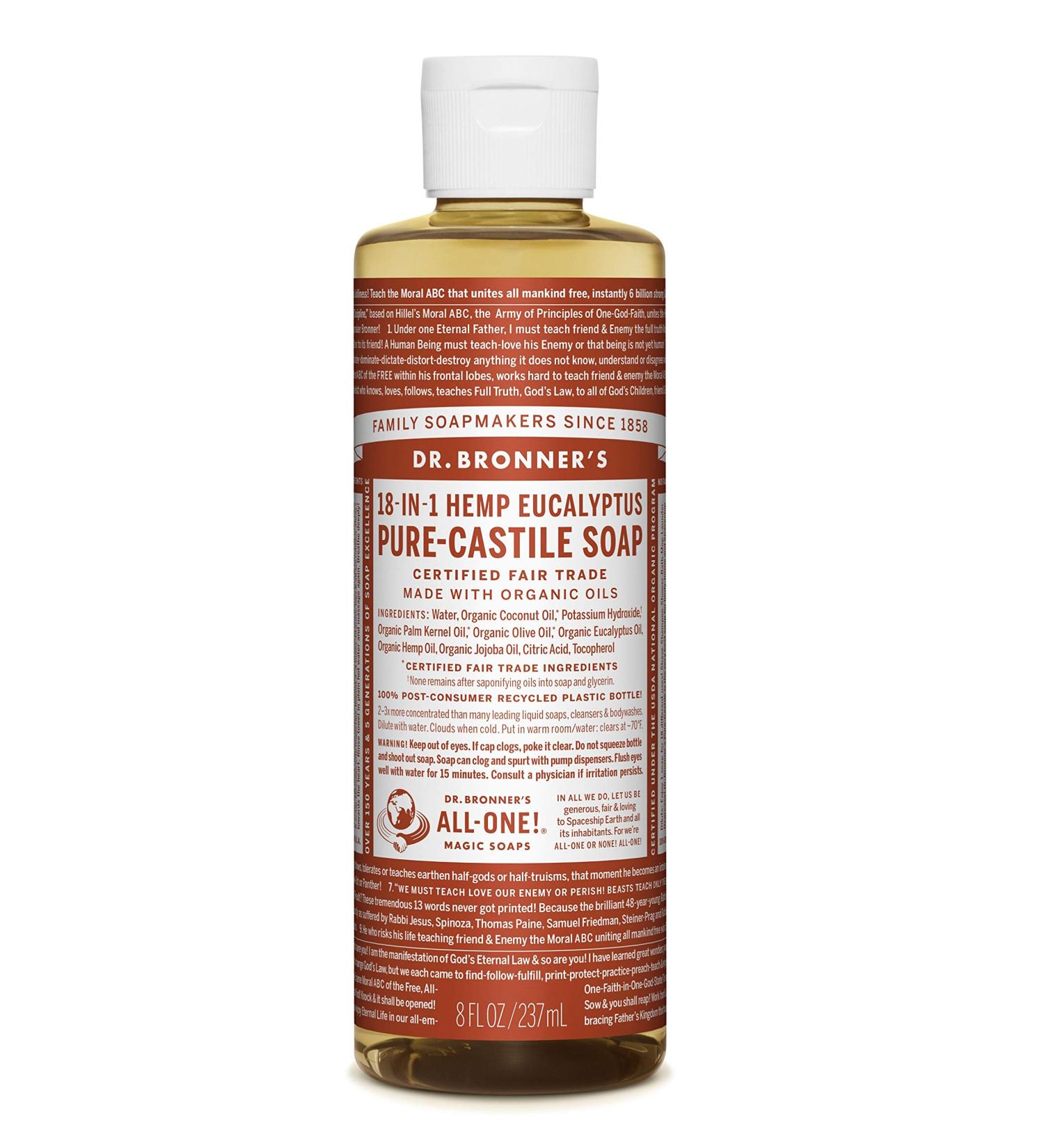 Dr. Bronner's Org Eucalypt Soap in Fonte Liq 237 ml