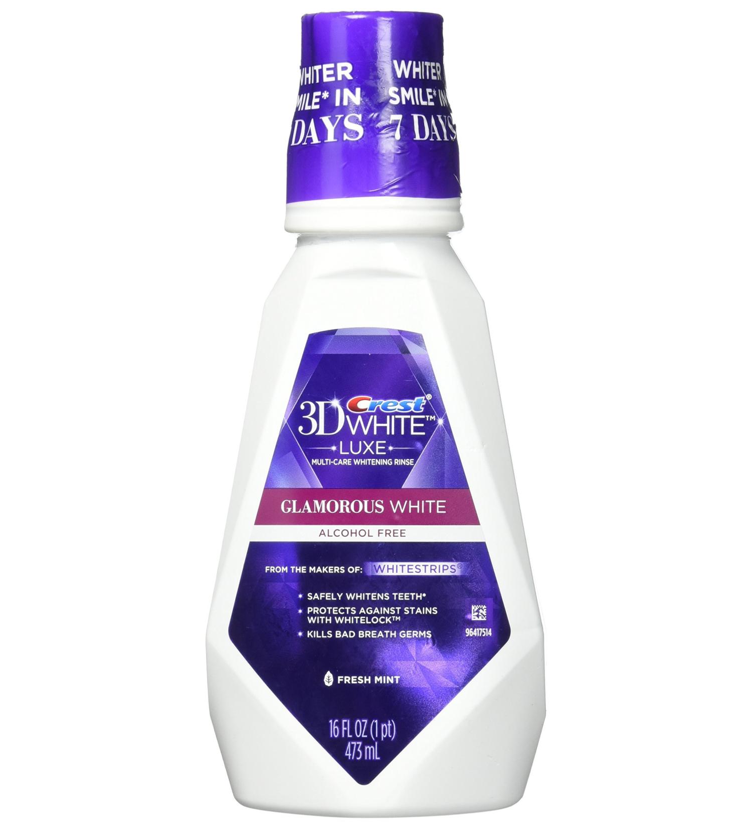 Crest 3d Wht Rinse Frshm Size 16z Crest 3d Fresh Mint Whitening Rinse