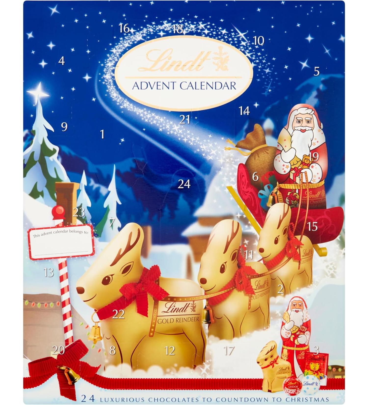 Lindt Advent Calendar Milk 160g - Buy Online on GoSupps.com