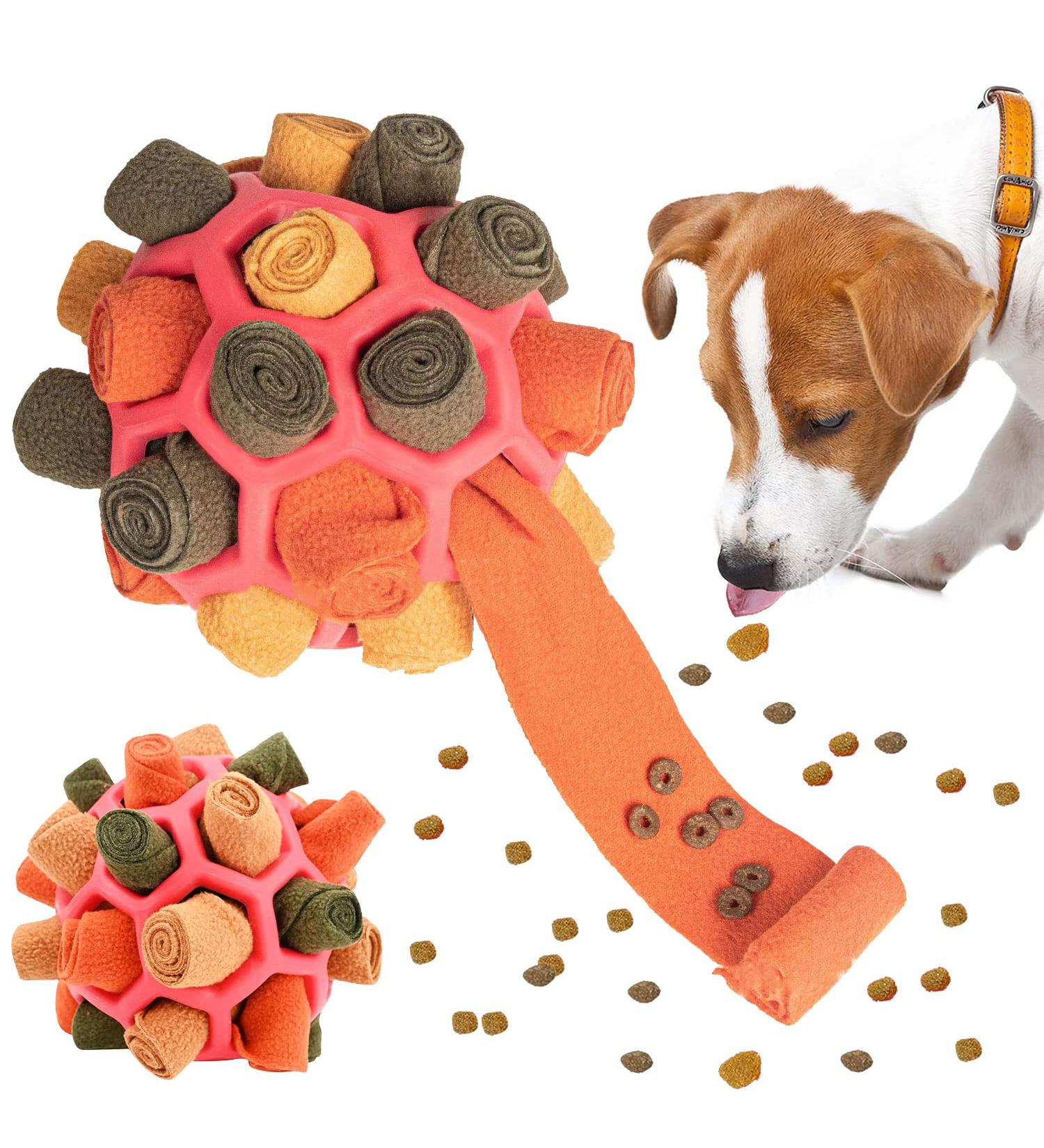 Buy Sniffed Ball for Dogs | Interactive Sniffing & Intelligence Toys | Odor Training & Washable Snack Ball - Buy Online on GoSupps.com