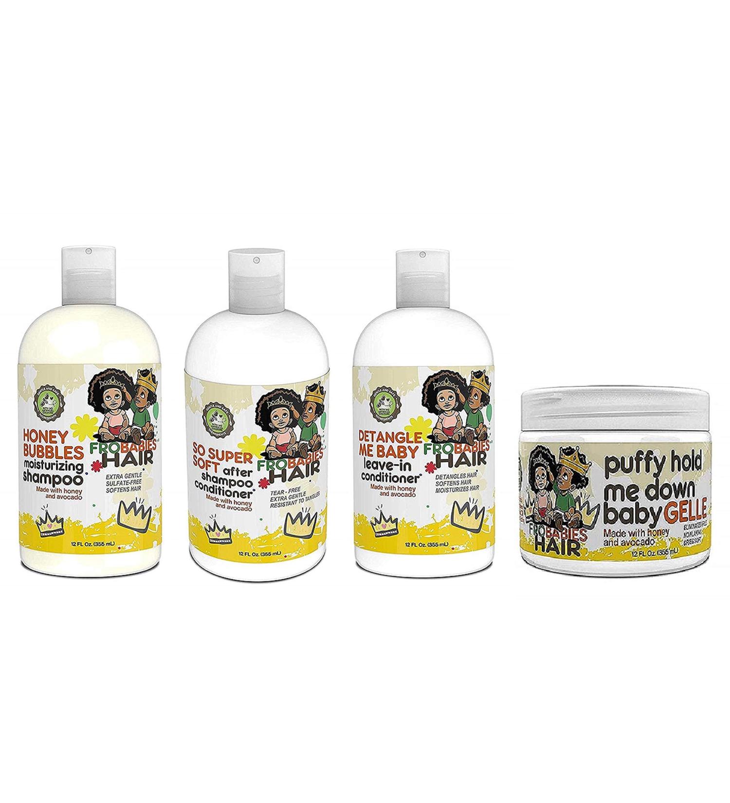 Frobabies Hair Honey Bubbles Shampoo | Moisturizing Formula with Shea Butter for All Hair Types | International Shipping - Buy Online on GoSupps.com