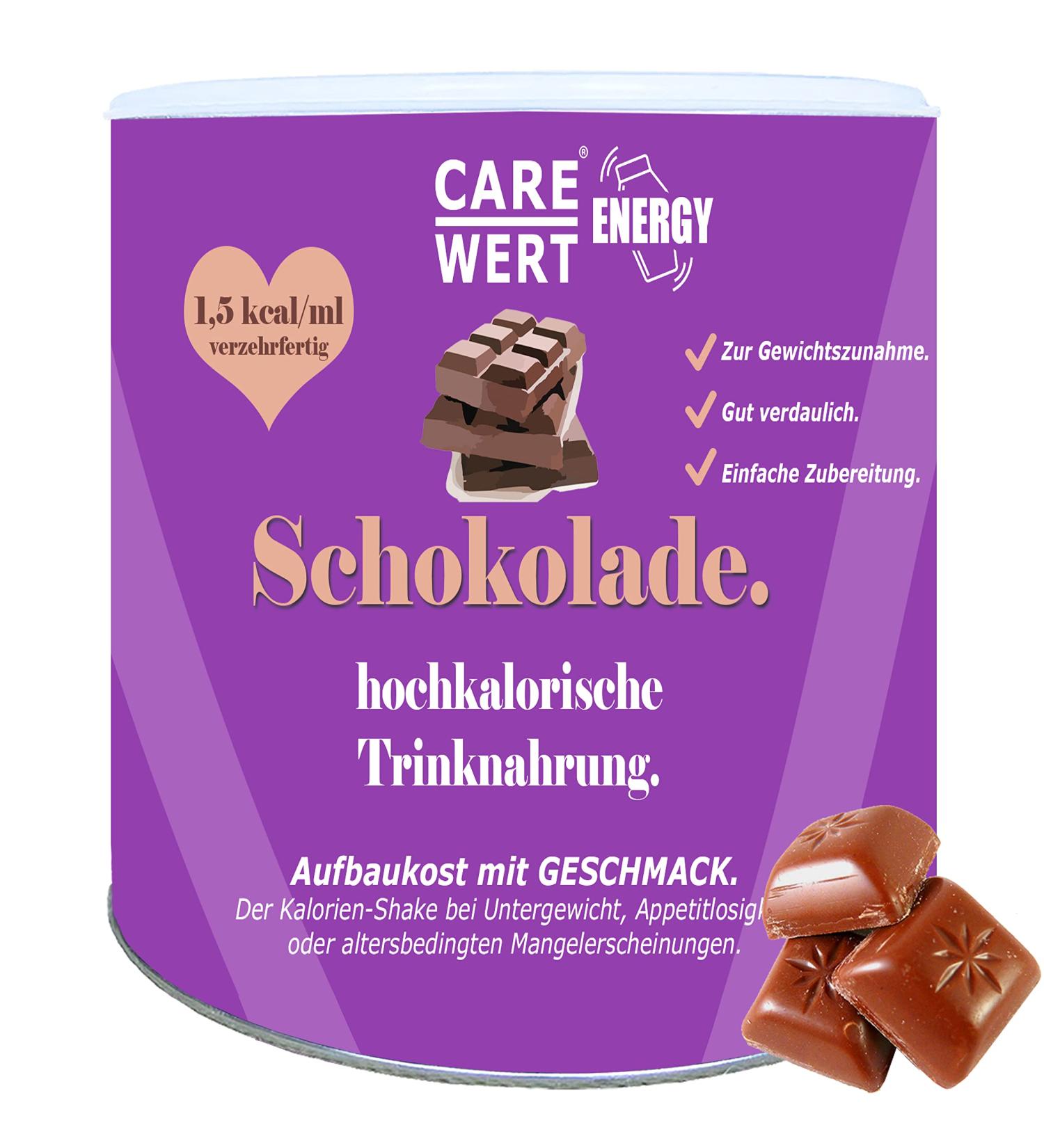 Energy High-Caloric Drinking Food - 300g Chocolate Powder for Weight Gain | 10 Meals 3-4 Kcal/g | International Shipping Available - Buy Online on GoSupps.com