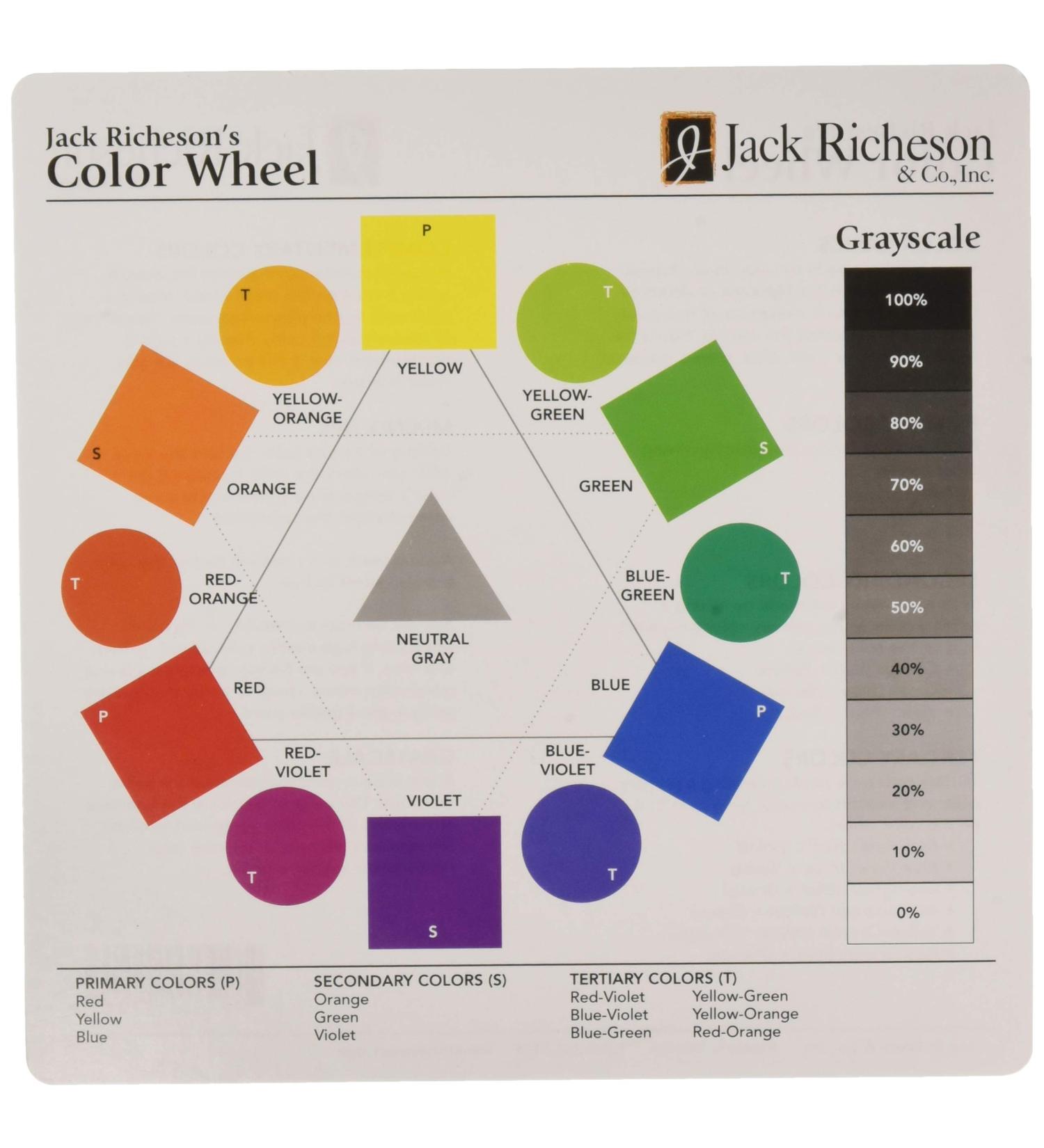 Jack Richeson Small Color Wheel 30 Pack - 7x7 - Buy Online on GoSupps.com