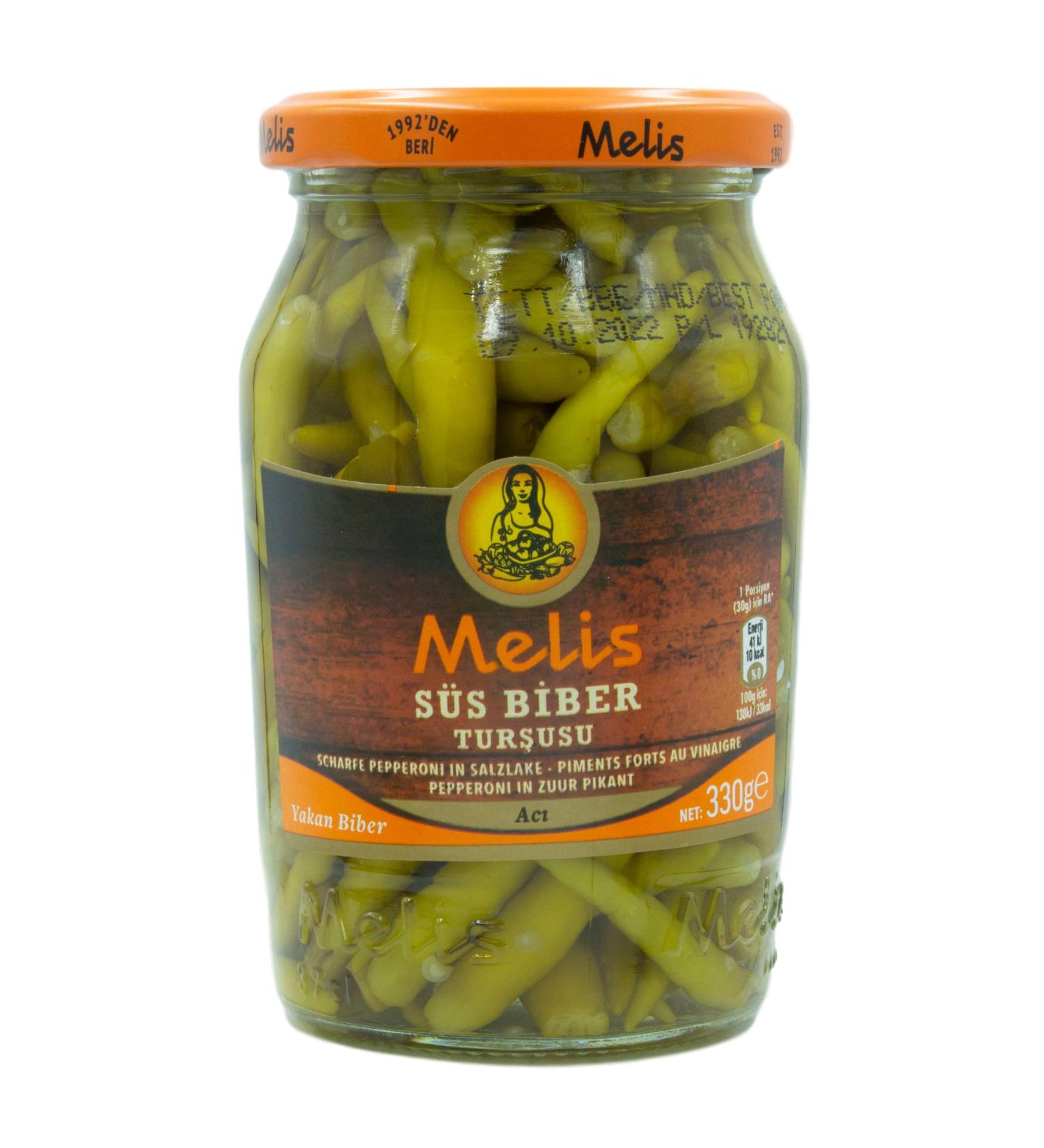 Buy Melis Sharp Pepperoni in Salt Brine 330g - Premium Quality International Shipping - Buy Online on GoSupps.com
