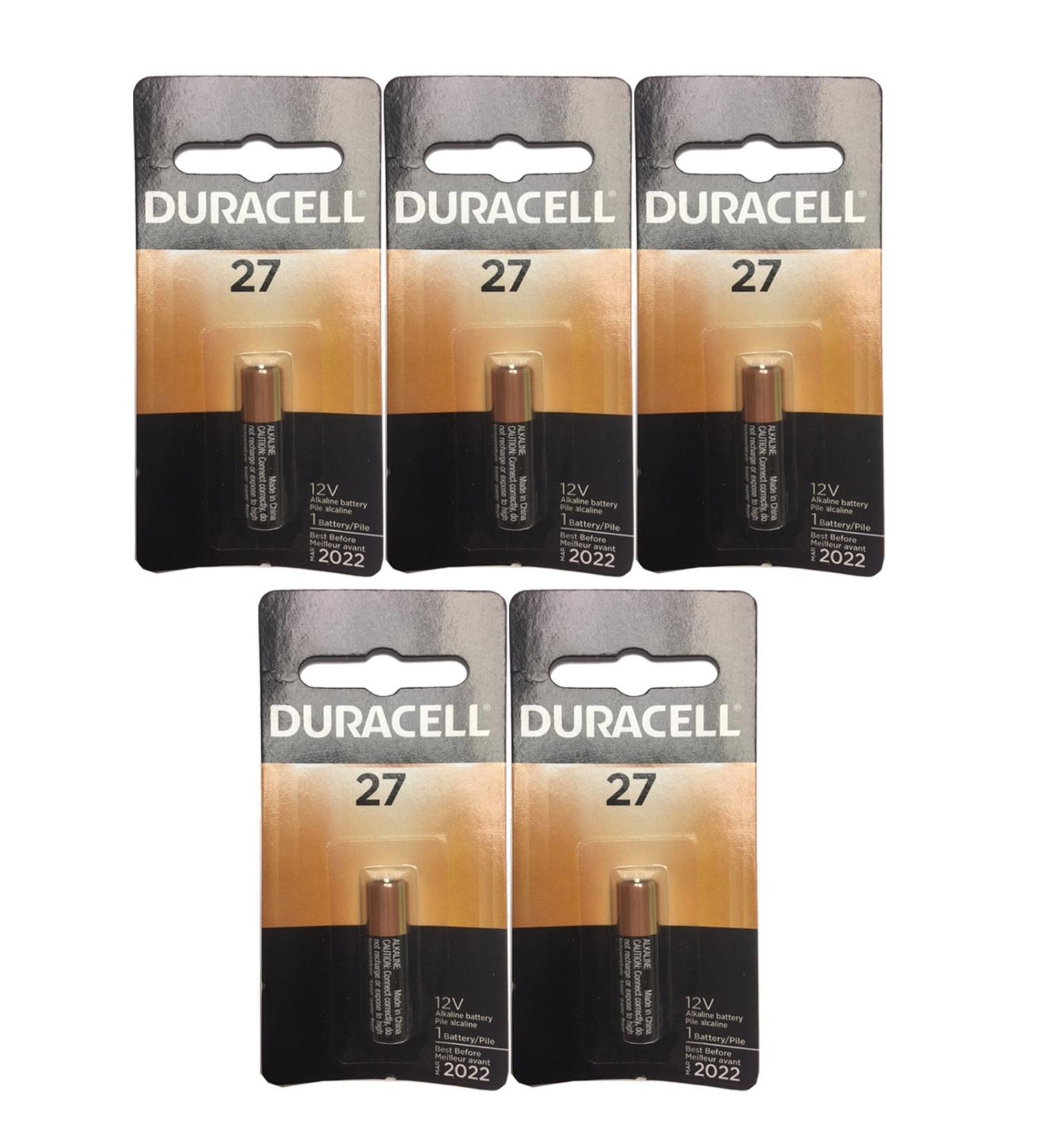DURACELL 5X MN27 Alkaline 12V Battery G27A A27 GP27A AG27 L828