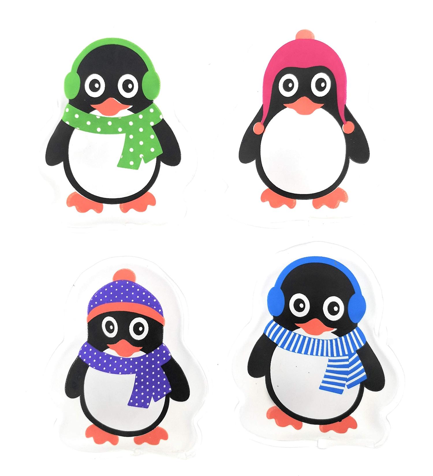 Set of 4 Penguin Hand Warmers | Reusable Heat Pads for Warm Hands & Fingers - International Shipping - Buy Online on GoSupps.com