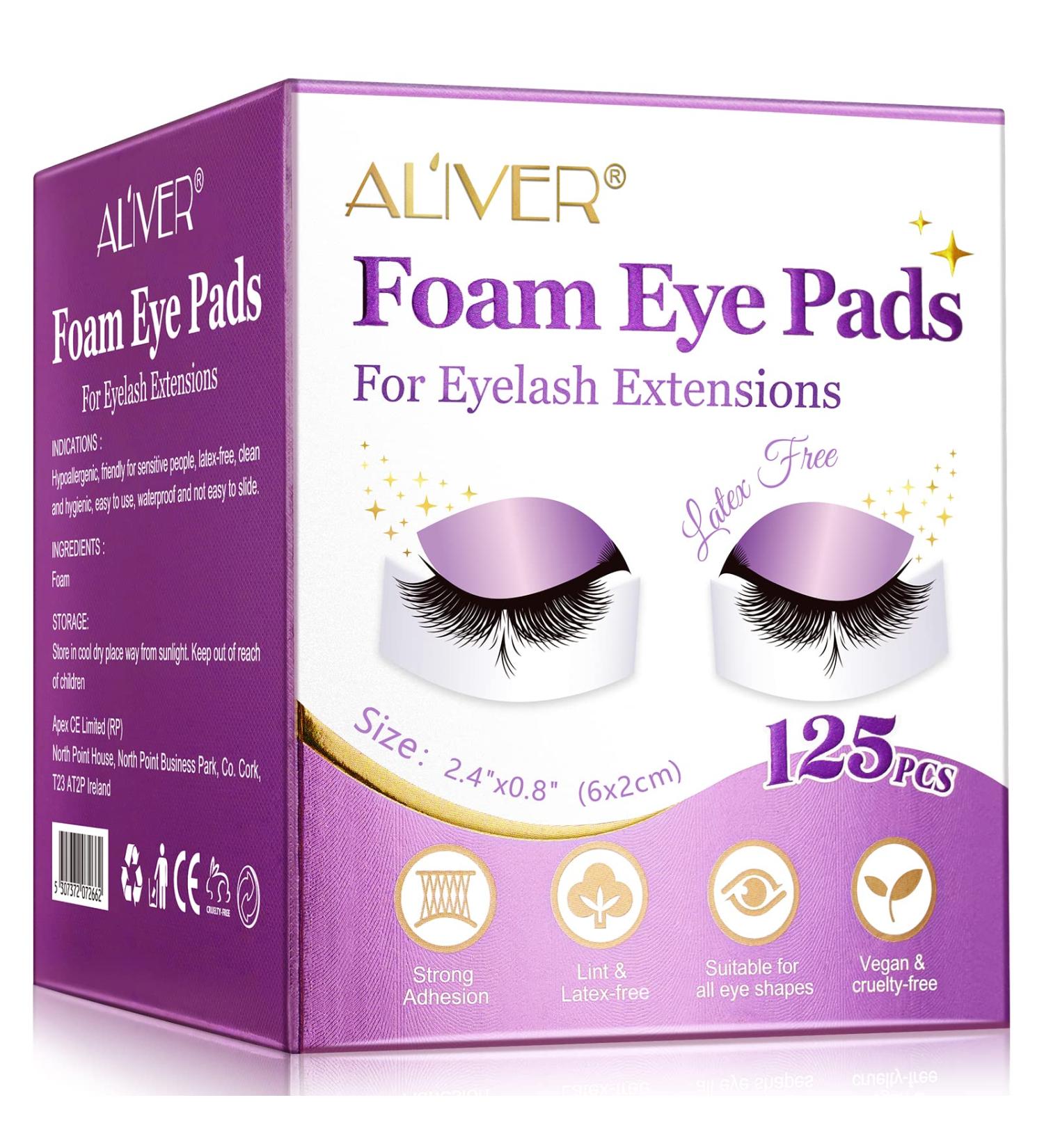 125 Pcs Foam Eye Pads for Lash Extensions Kit - Eye Gel Pads for Eyelash Extensions - Buy Online on GoSupps.com