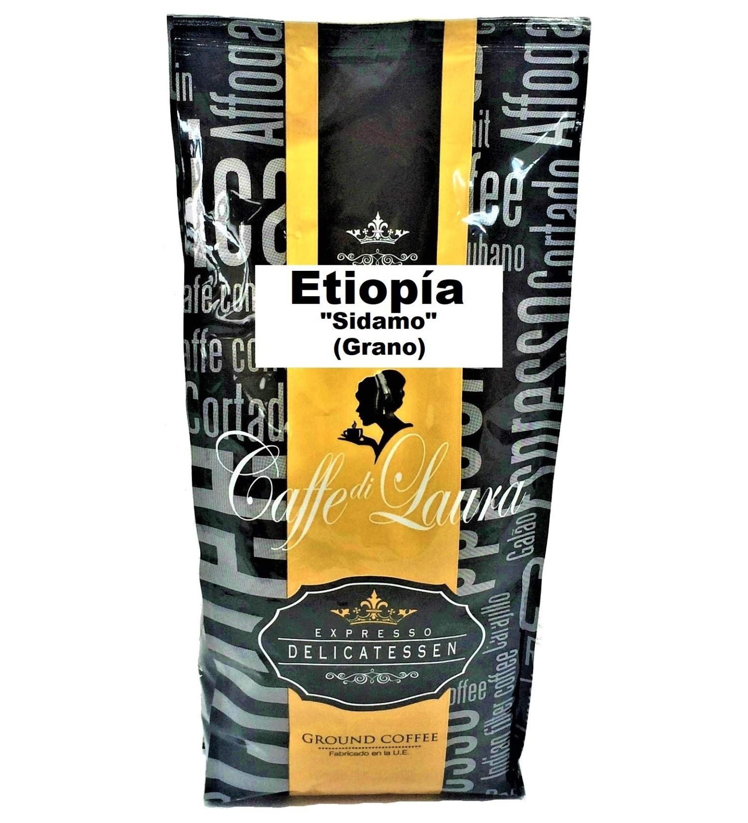  Caffe di Laura Gourmet Selection Coffee "Caffe di Laura" Ethiopia "Sidamo" in whole bean or ground. Presented in tins or bags (Ethiopia "Sidamo" BEANS in bags 3 x 1 kg). - Buy Online on GoSupps.com