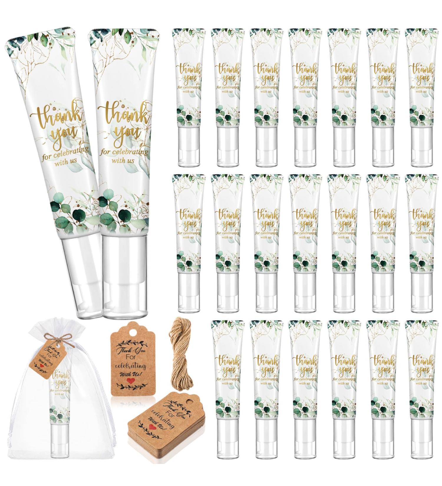 24 Set Travel Size Sunscreen Wedding Favor - Mini SPF 30 Lotion in Organza Bags | Perfect for Bridal Showers & Celebrations - Buy Online on GoSupps.com