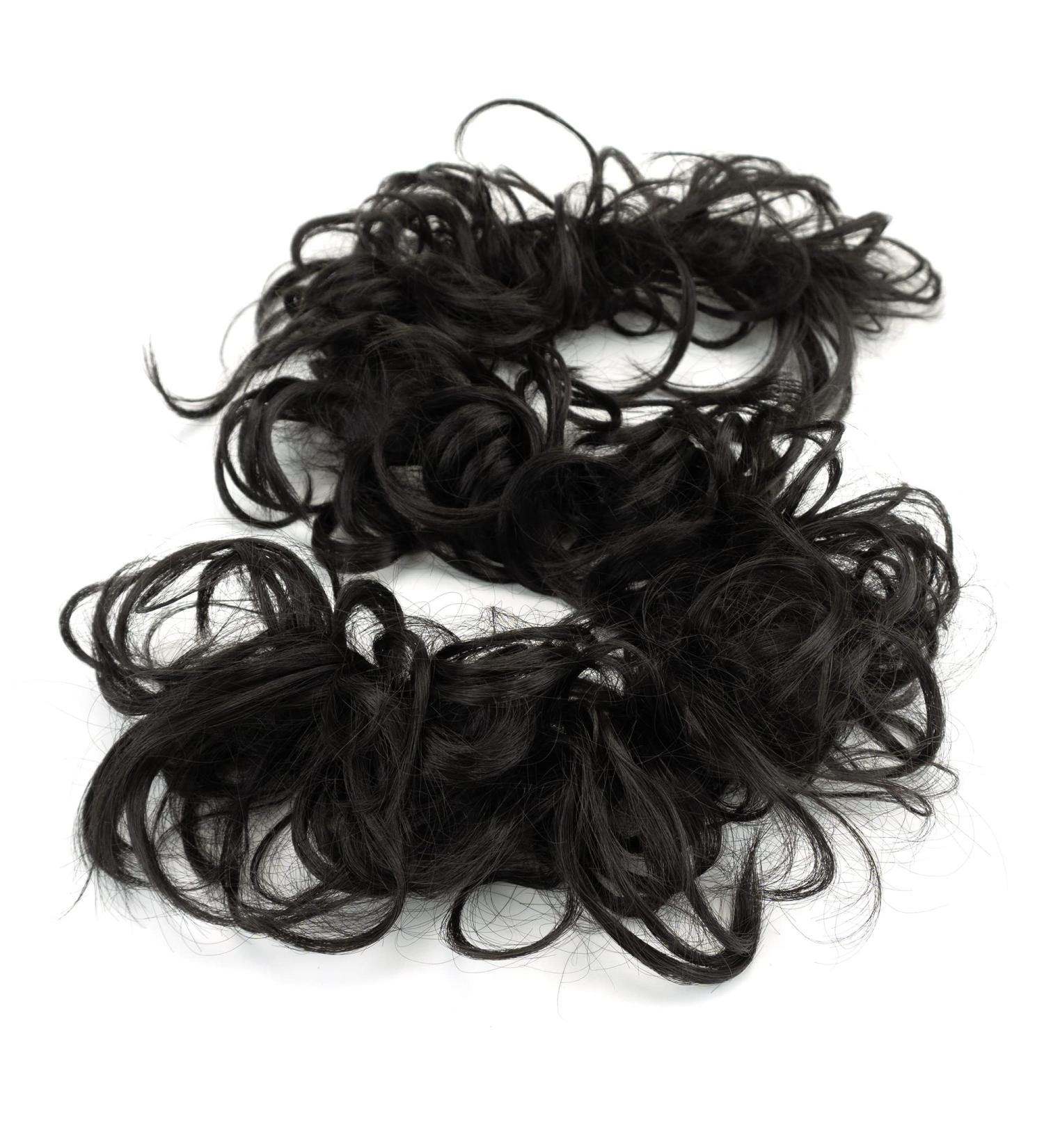 Imissu Large Hair Part | Elastic Hair Tie for Updo & Chignon | Black Hair Extension Band for Girls - International Shipping - Buy Online on GoSupps.com