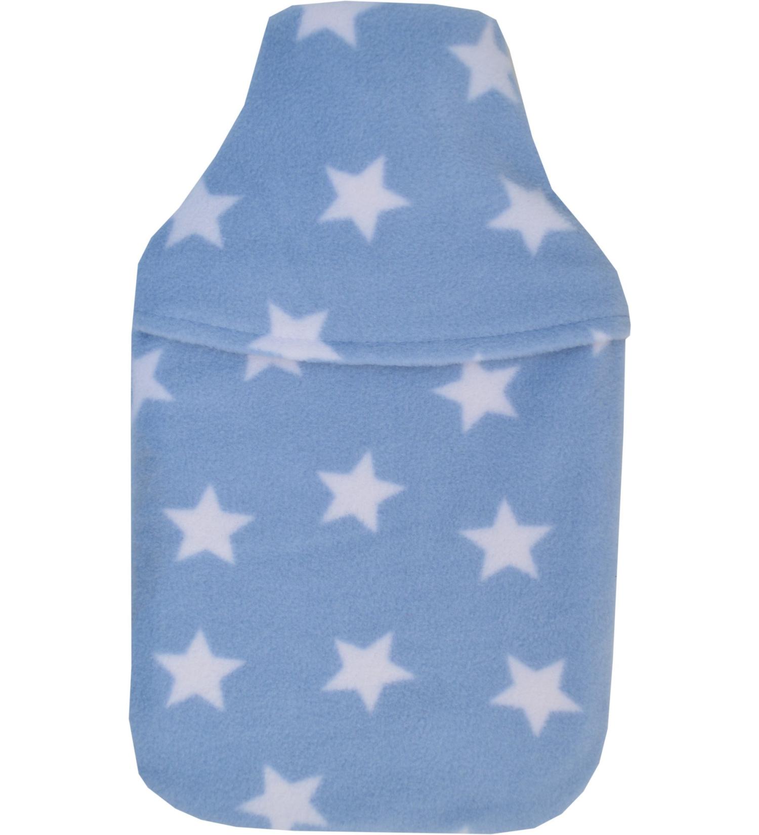 Vagabond Hot Water Bottle with Cover 2 l Blue / Stars