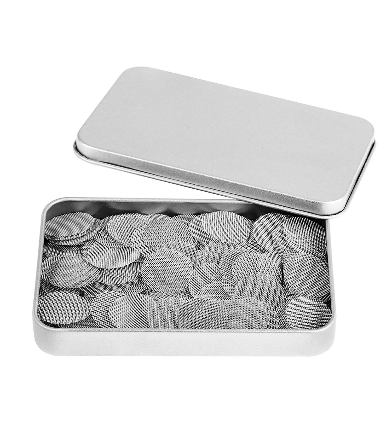 200 PCS Pipe Screens Metal Pipe Screen 100% Stainless Steel Pipe Screen Filters 3/4 Inch with Metal Box (3/4 Inch) 1.9 cm (Pack of 1) - Buy Online on GoSupps.com