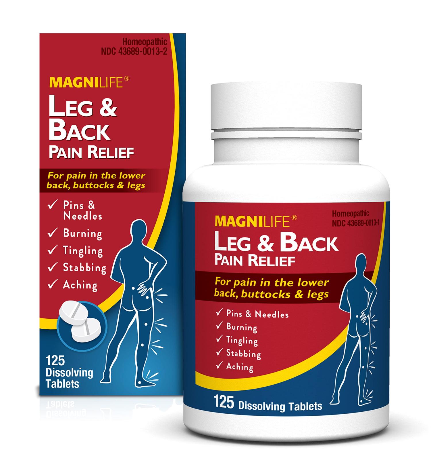 Fast-Acting Sciatica Pain Relief | MagniLife Leg & Back Pain Relief Tablets - Soothe Burning & Tingling Pains - Buy Online on GoSupps.com