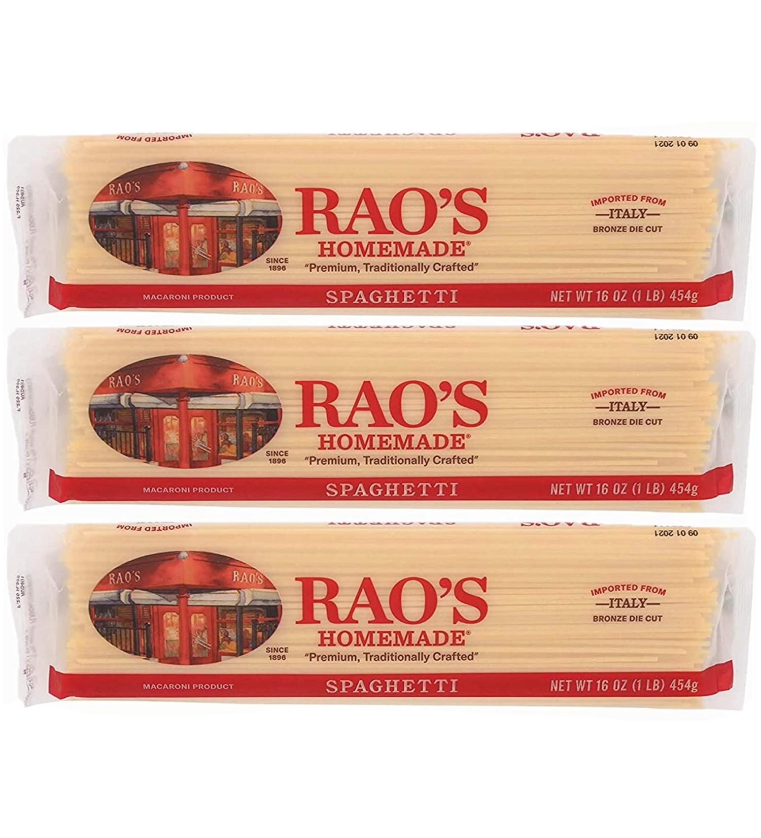 Rao's Pasta Spaghetti 16 Ounce Pack of 3