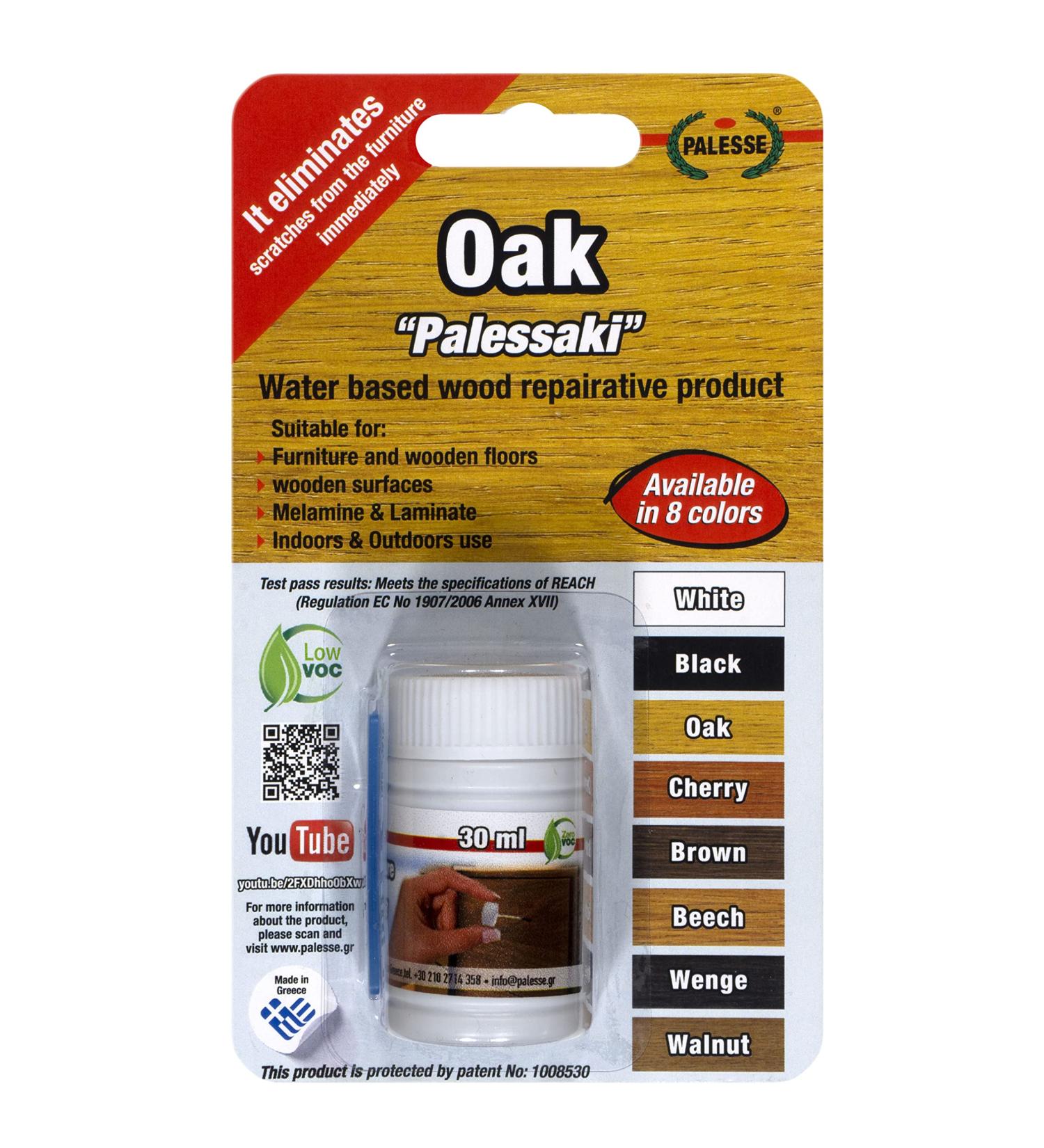 Palessaki Wood Furniture Repair Kit - Best Scratch Remover for Wood Floors & Furniture Surfaces - 30ml (Oak) - Buy Online on GoSupps.com