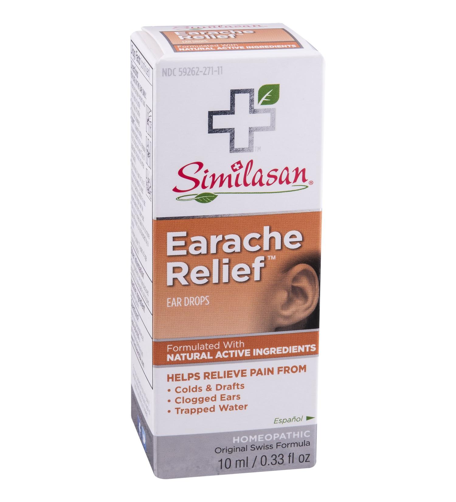 Similasan Earache Relief Ear Drops 10 mL (3 Pack) - Natural Ear Relief Solution - Buy Online on GoSupps.com