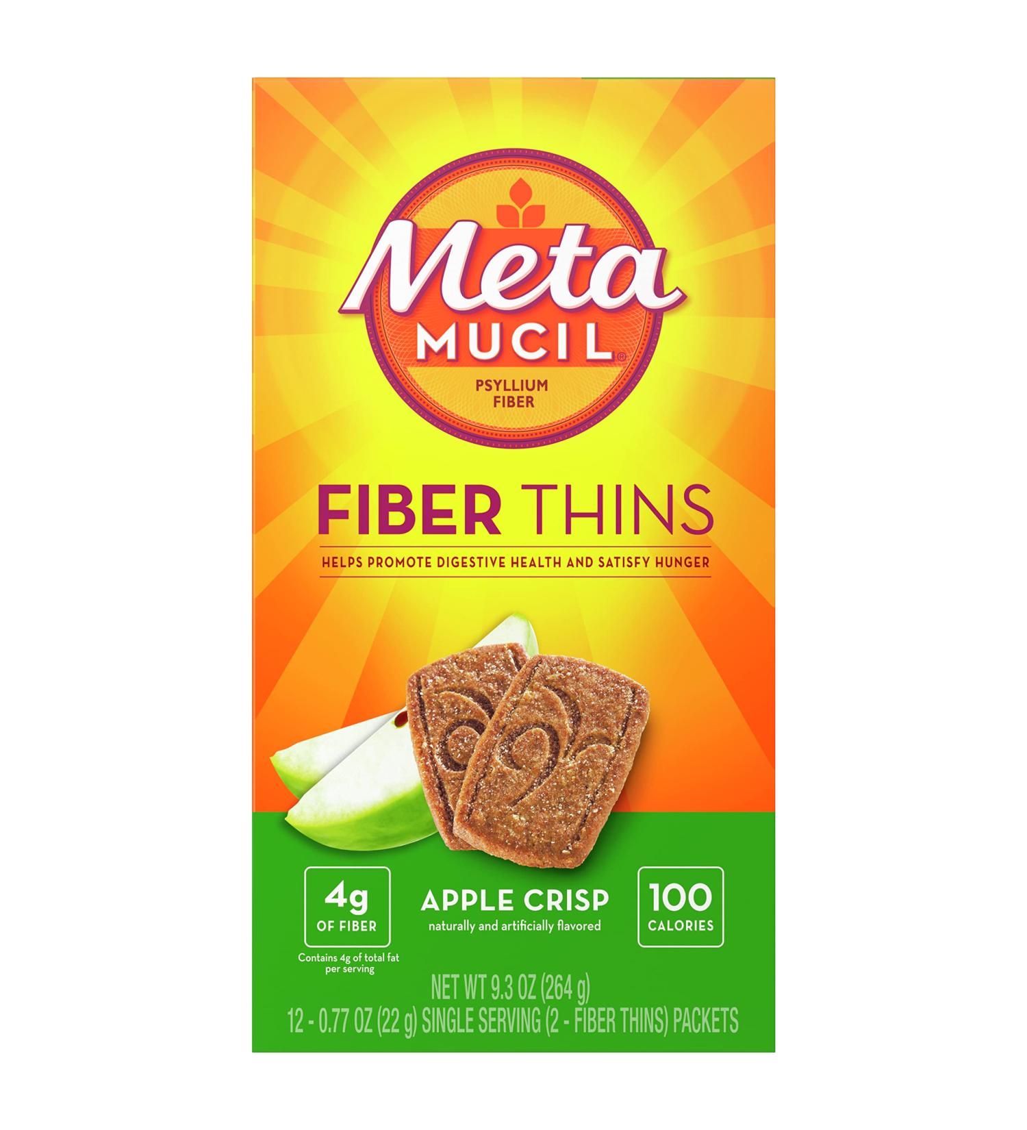 Metamucil Fiber Wafers Apple Crisp Packets - 2 Packets - Buy Online on GoSupps.com