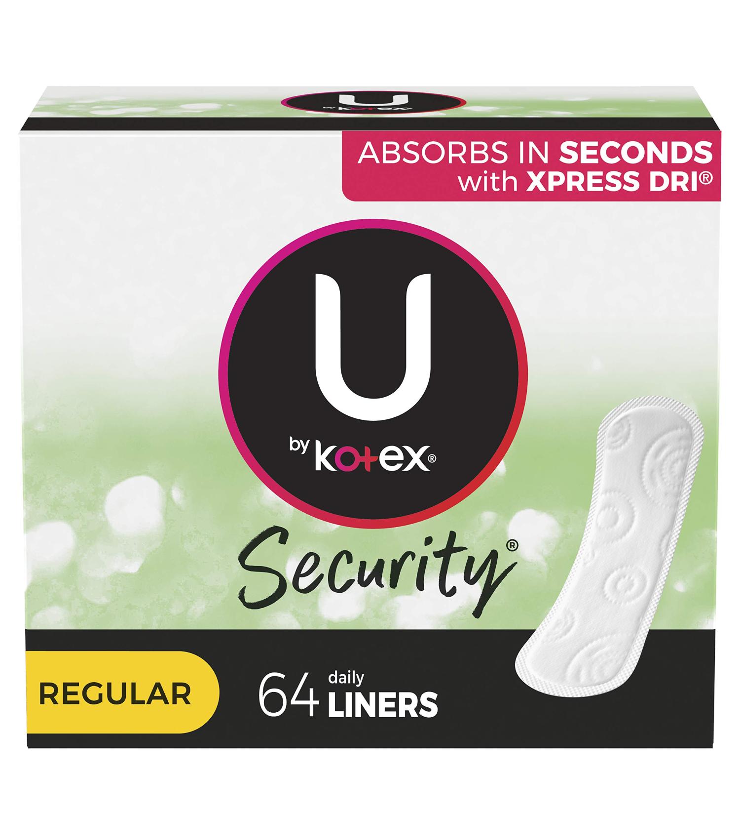U by Kotex Lightdays Panty Liners Regular 64 Count - Multicolor Unscented | Thomaswi - Buy Online on GoSupps.com