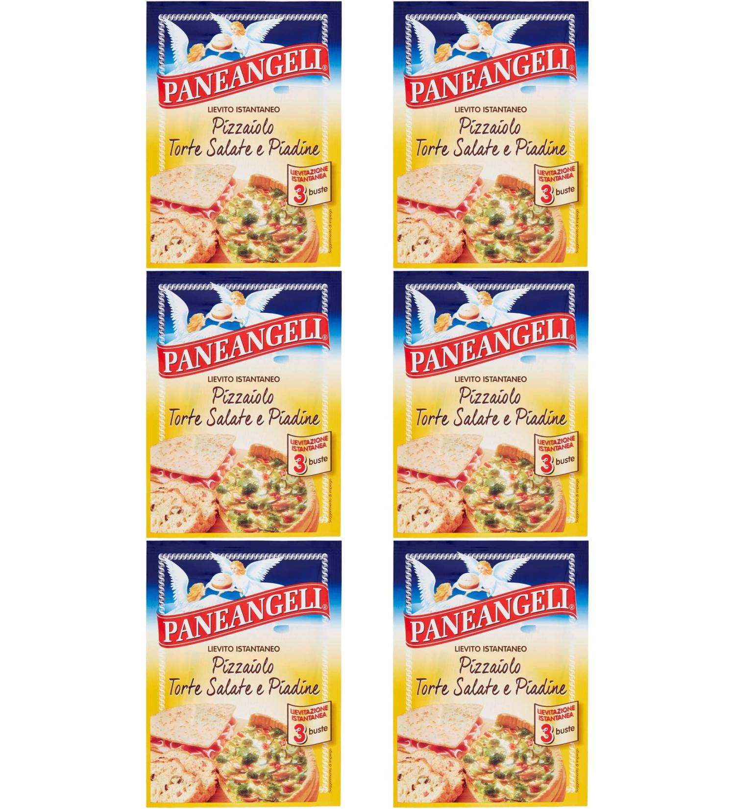 Paneangeli Lievito Pizzaiolo Lot de 6 levures instantan es 100 % italiennes (3 x 15 g) - Buy Online on GoSupps.com