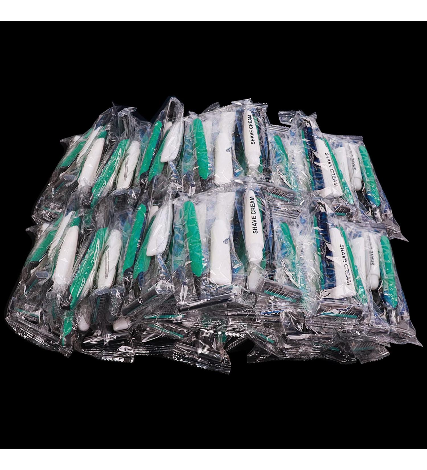 Bulk Disposable Razors - Individually Wrapped 100 Pack for International Shipping | Best Value & Quality - Buy Online on GoSupps.com
