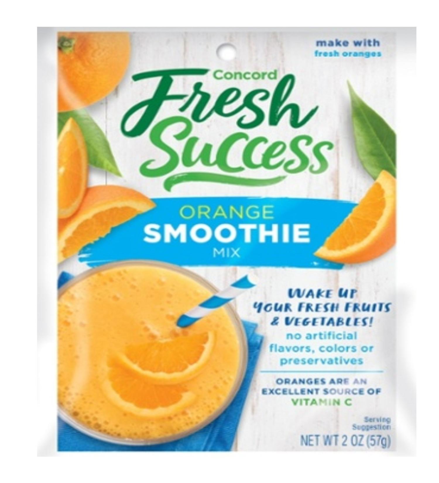Concord Orange Smoothie Mix 2oz Packets (Pack of 18) - Delicious and Convenient - Buy Online on GoSupps.com