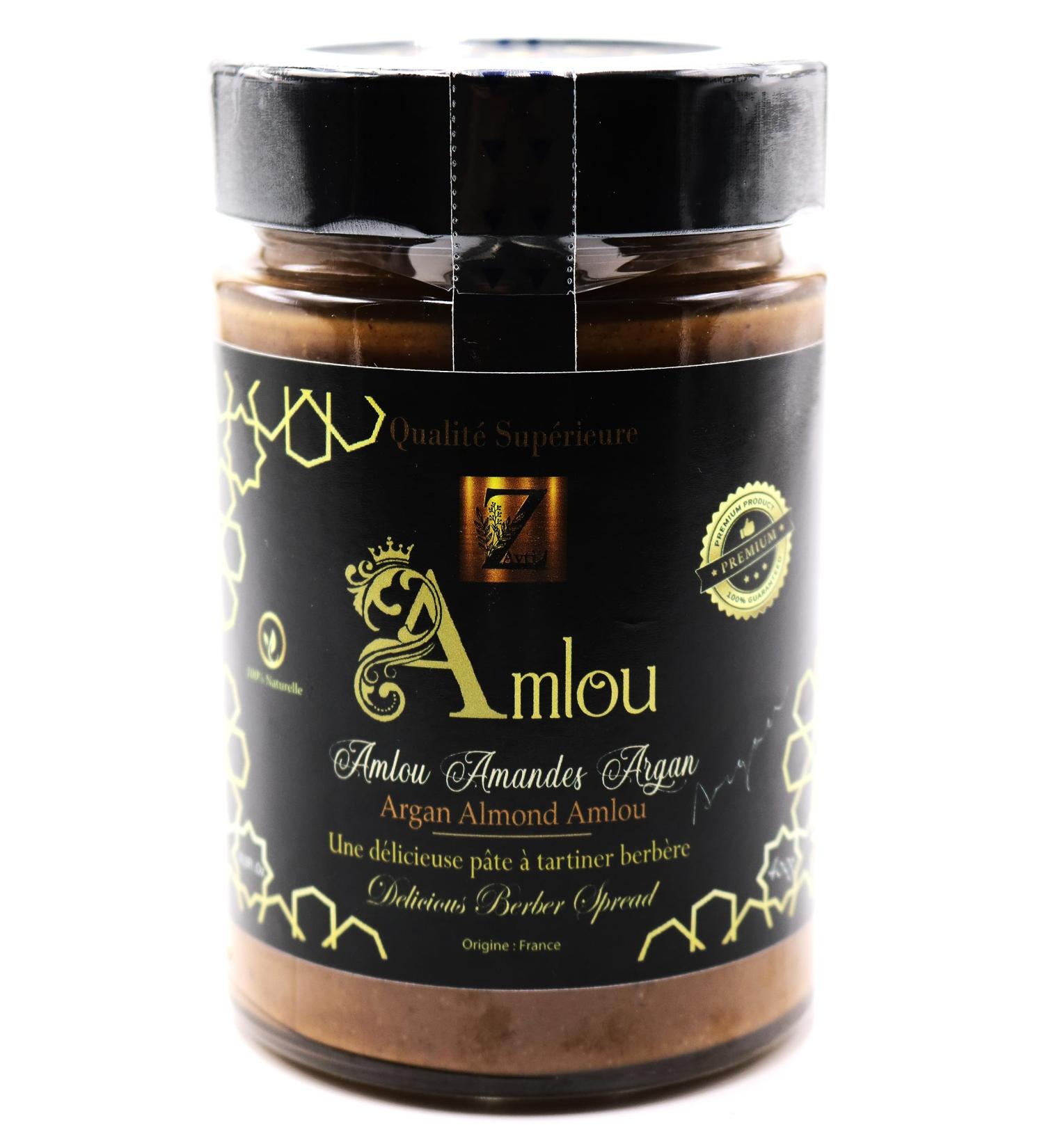 Amlou with Almonds & Argan Oil - 100% Pure & Natural Spread - 400g Jar New Format - Buy Online on GoSupps.com
