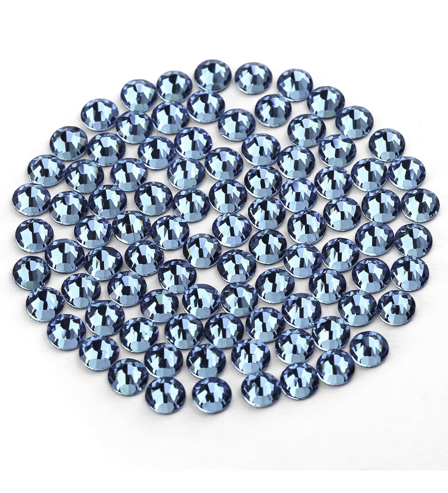 Yhmq 1440pcs Aquamarine Nail Crystals & Rhinestones - SS6 (1.8 & 2.0mm) - Perfect for Nail Art & Designs - Buy Online on GoSupps.com