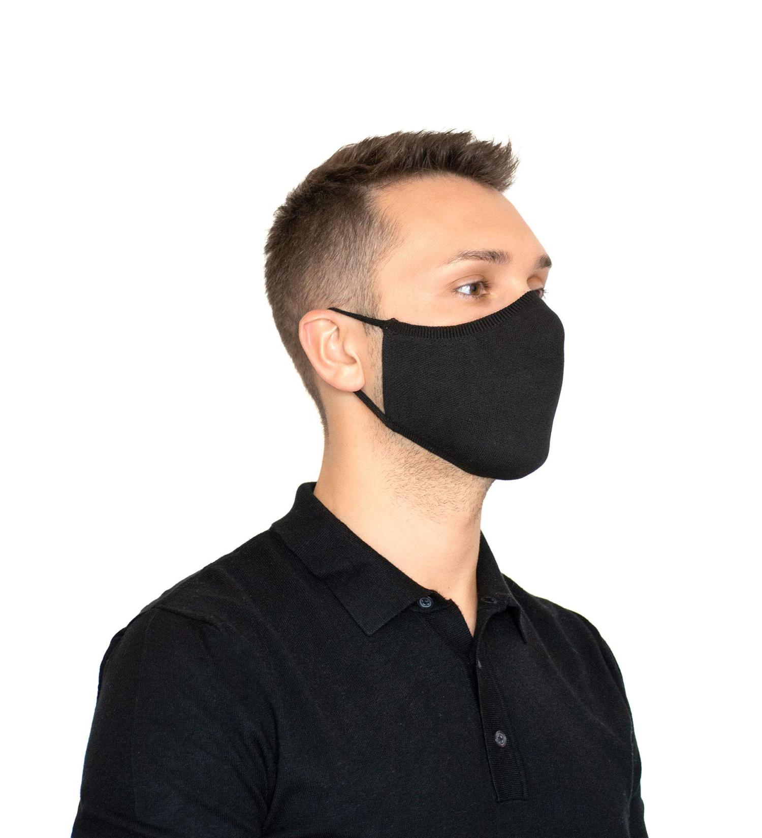 Buy Relaxsan Unima Black Courtesy Band - Breathable Easy Dry Thread & Silver X-Static Yarn - Washable & Reusable for Comfort - Buy Online on GoSupps.com