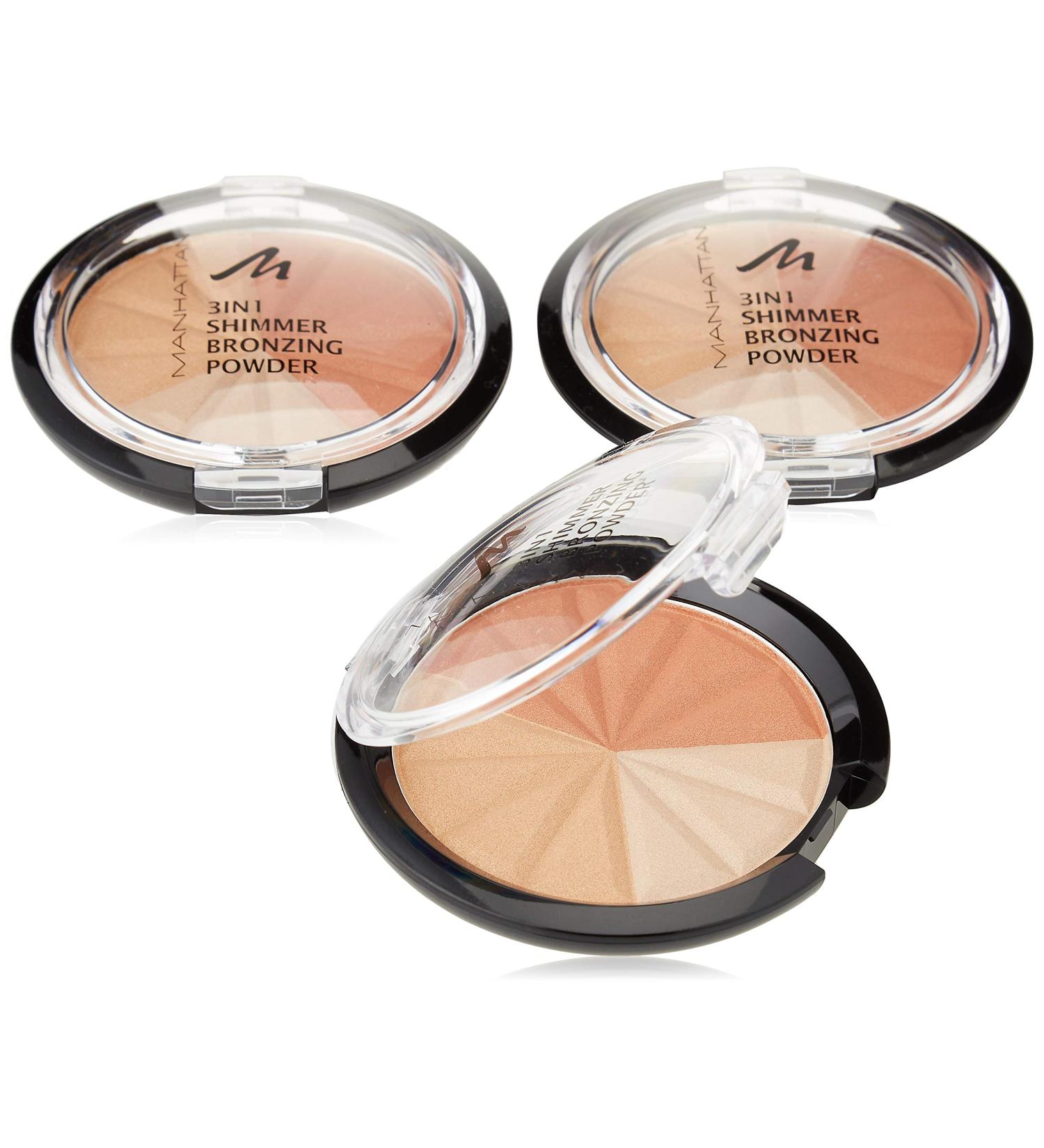 Manhattan Complexion Powder & Makeup 001 Gold Shimmer - International Shipping Available - Buy Online on GoSupps.com