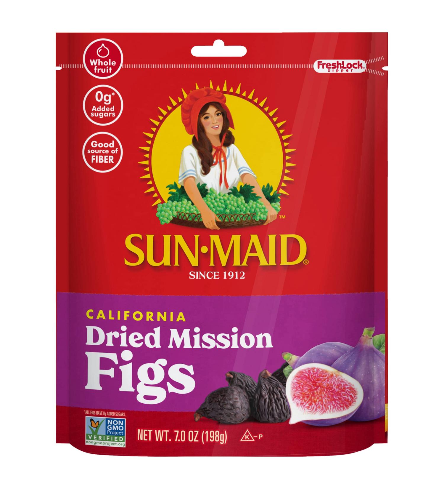 Sun-Maid California Dried Mission Figs - 7 oz - No Added Sugar - Non-GMO - Buy Online on GoSupps.com