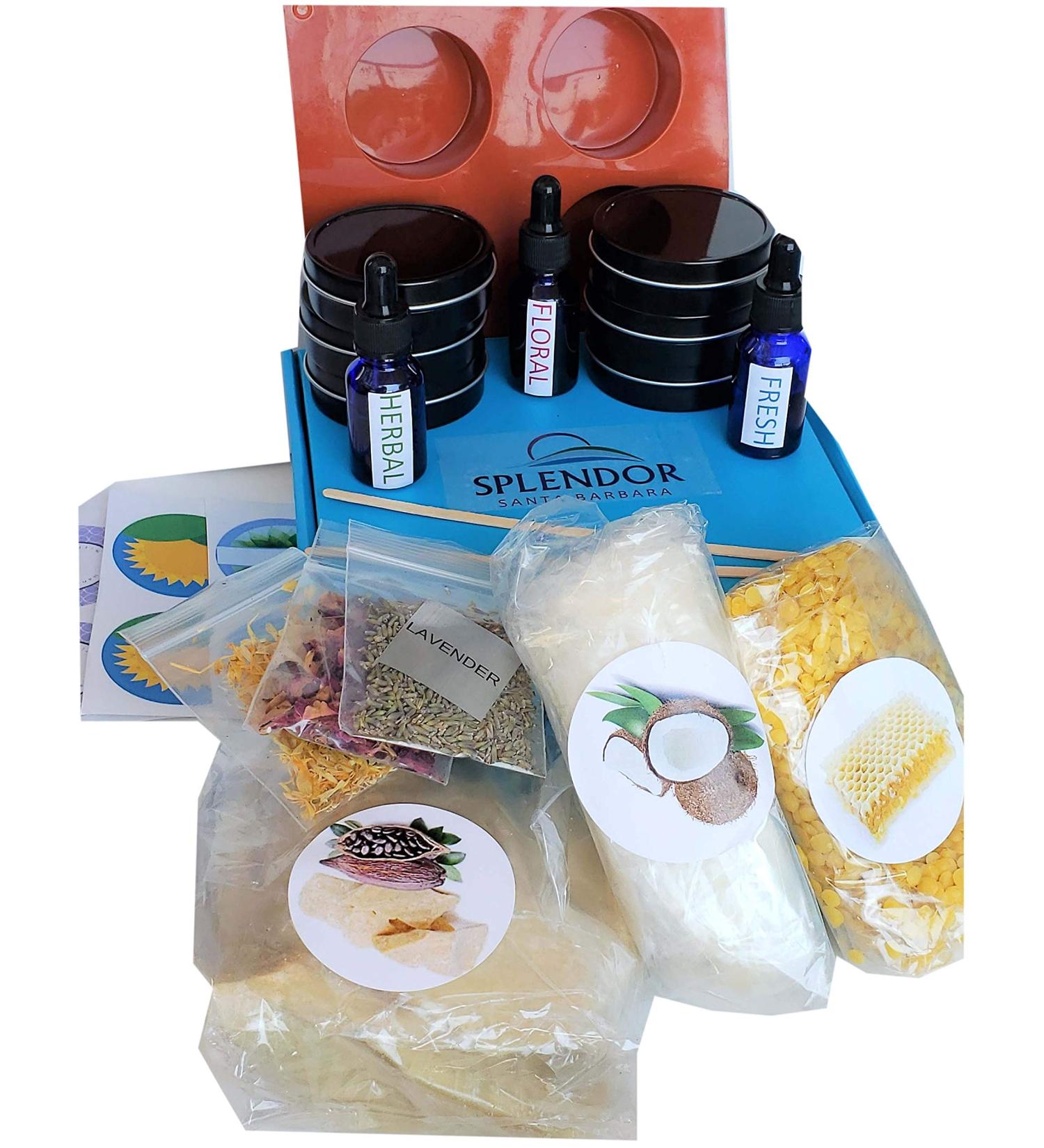 Splendor Solid Lotion Bar Kit | DIY Cosmetics Making Supplies | Solid Moisturizer Bar for Radiant Skin - Buy Online on GoSupps.com