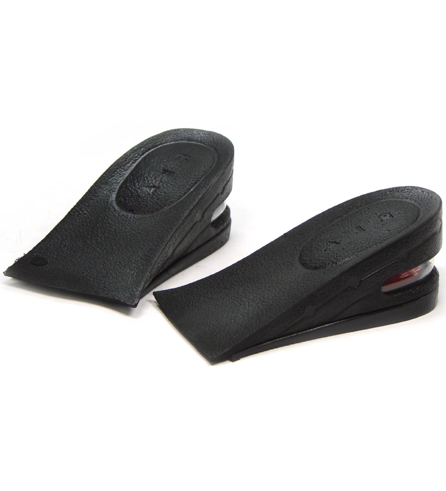 SINY 2-Layer Shoe Insoles for Height Increase | 5cm Lift Kit Air Cushion for Men & Women | Black - Buy Online on GoSupps.com