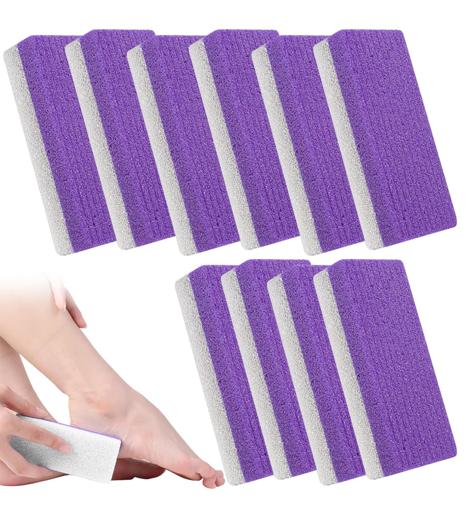 10 pi ces pierre ponce pour pieds dissolvant de callosit s double face et purateur de pieds-outils p dicure en mousse PU pour peaux mortes talons fissur s et peau rugueuse - Buy Online on GoSupps.com