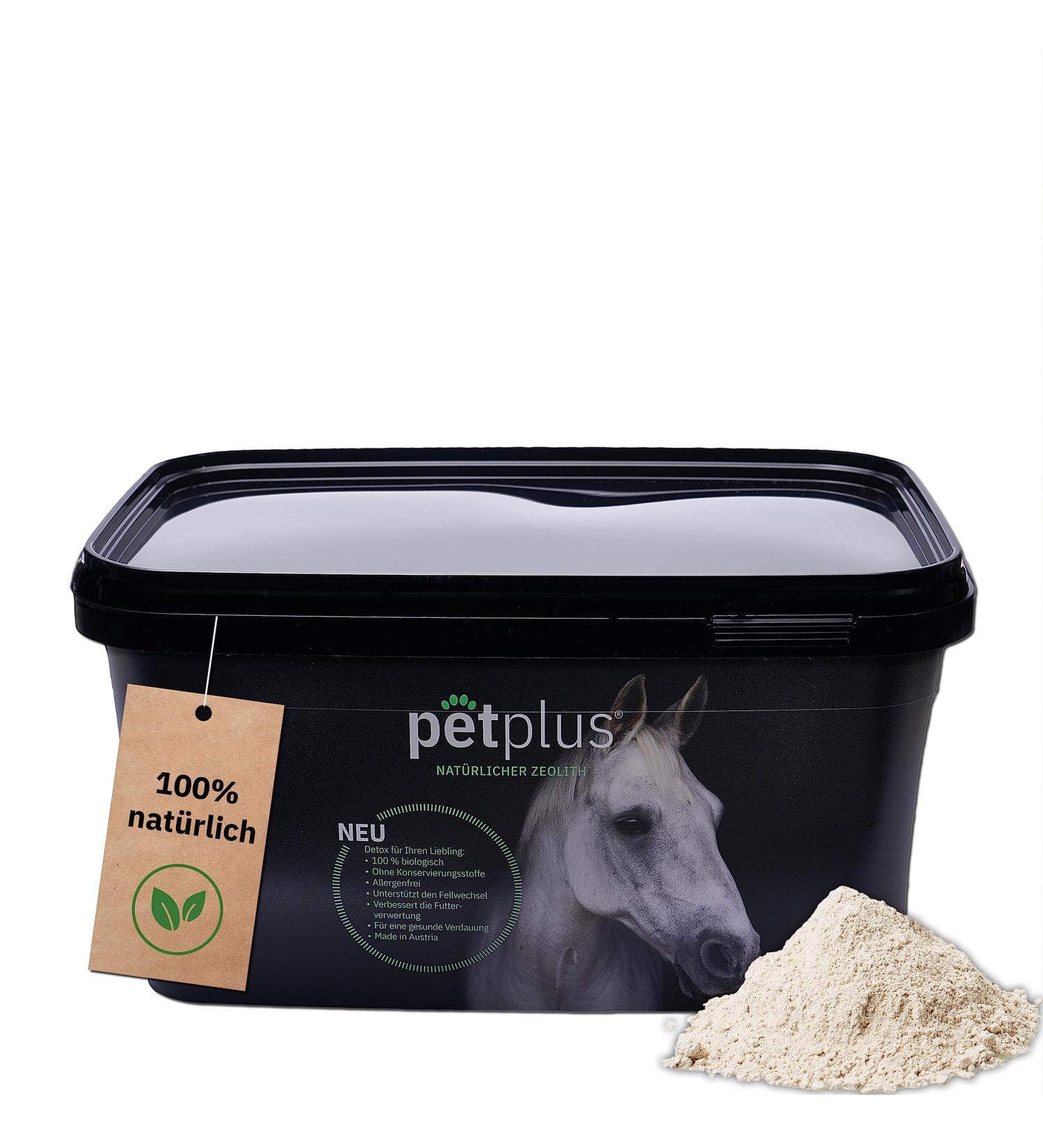 PETPLUS Zeolith Horse Powder 750g and 3kg 100% Organic & Natural No Preservatives Hypoallergenic Detox - Buy Online on GoSupps.com