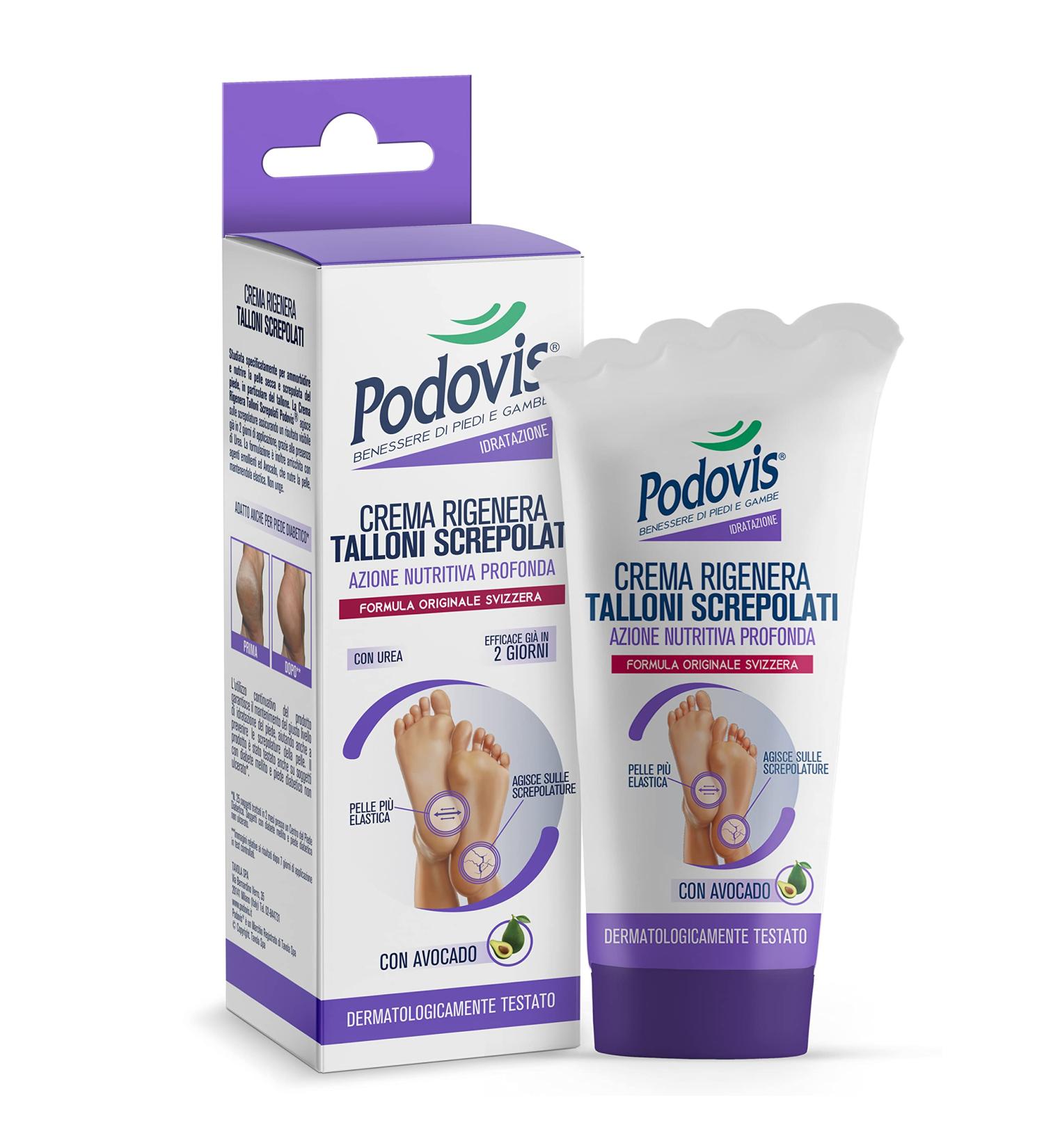 Podovis C/Talloni Screpolati 75 ml - Healing Cream for Cracked Heels | International Shipping Available - Buy Online on GoSupps.com