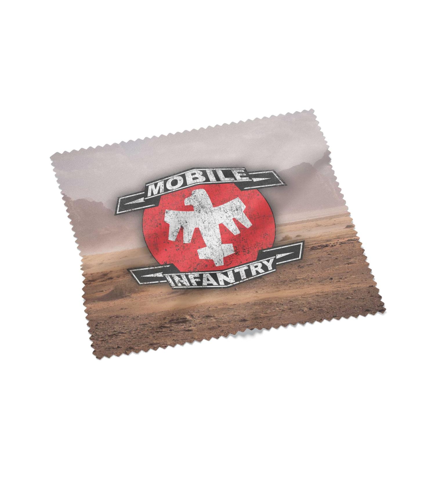 Urban Backwoods Mobile Infantry Logo Microfiber Cloth Glasses Cleaning Cloth
