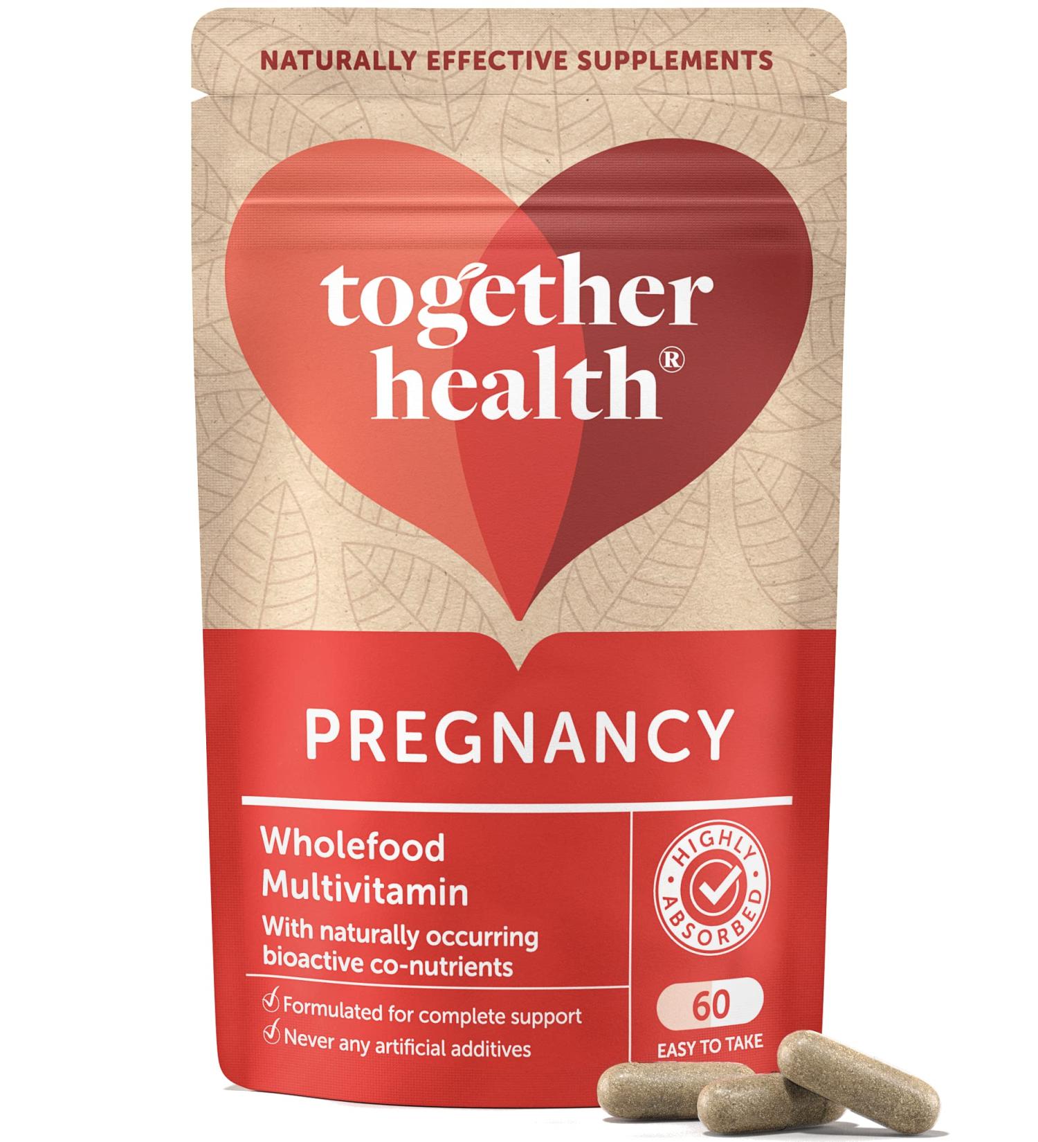 Pregnancy Multi Vitamin with 400mcg Folic Acid | Vegan Friendly | Made in UK | 60 Vegecaps - Buy Online on GoSupps.com