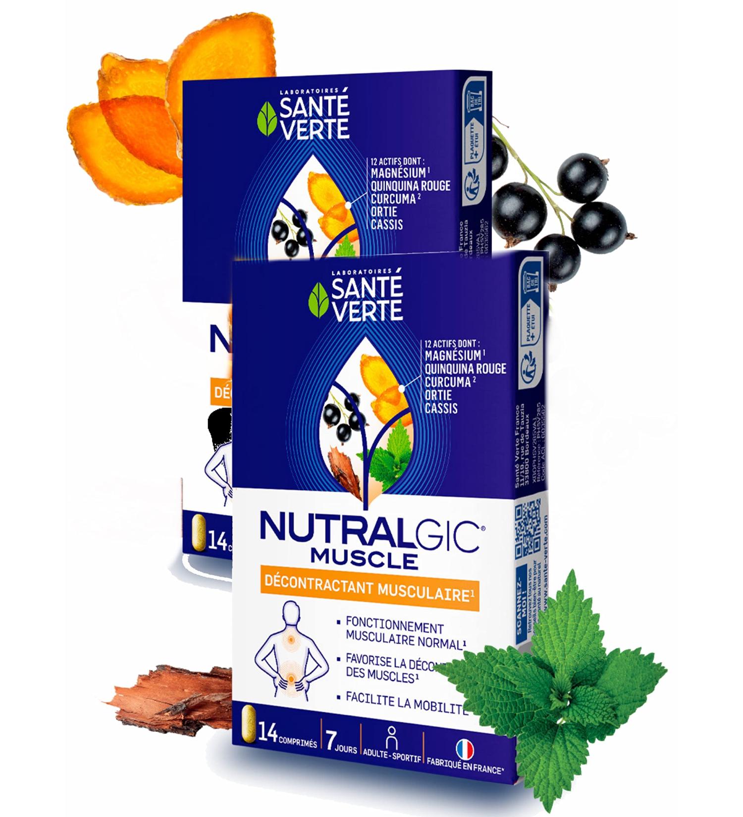 Sant Verte - Nutralgic muscle - Pack of 2 Boxes of 14 tablets (2) - Buy Online on GoSupps.com